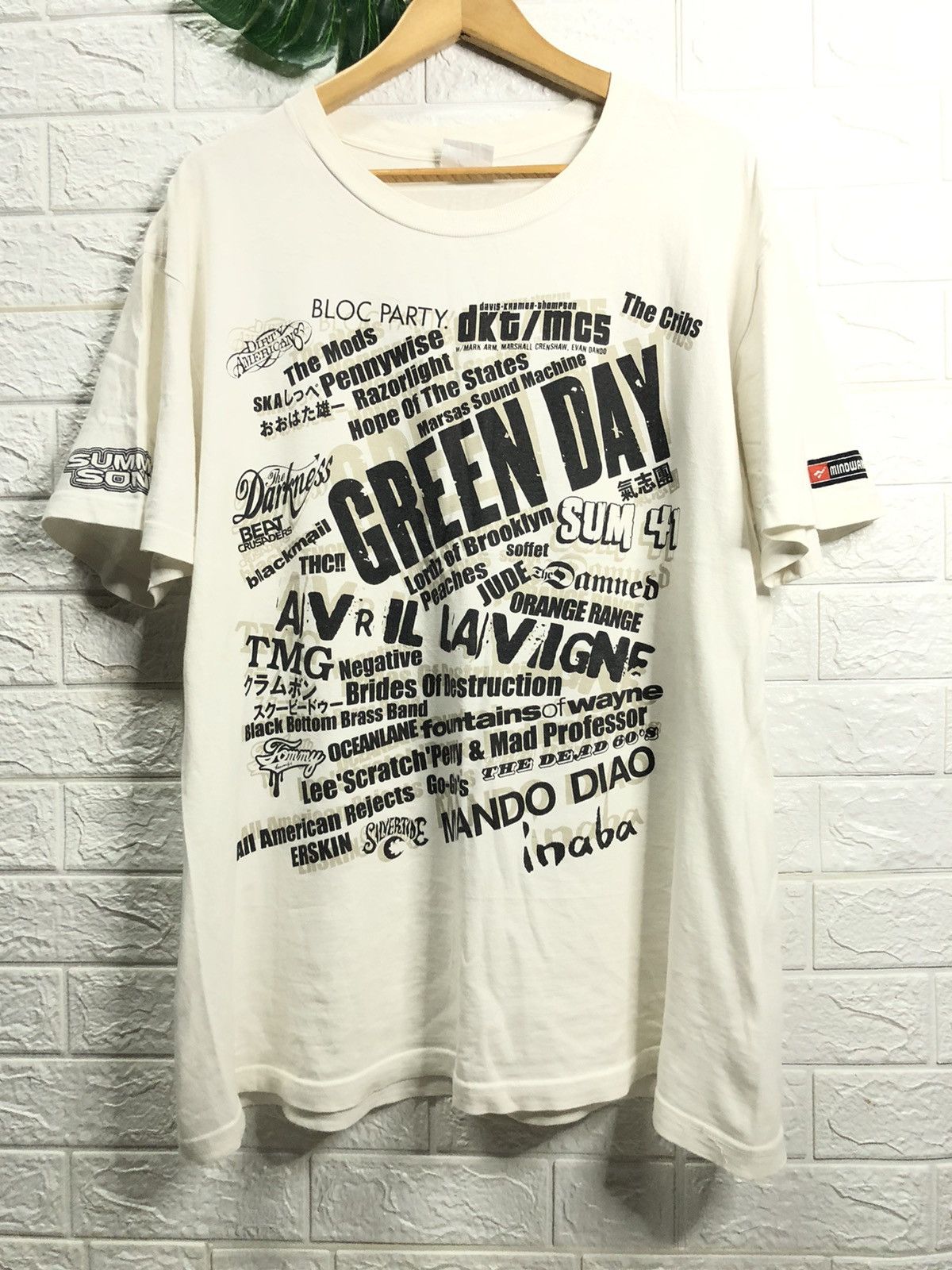 Band Tees × Vintage VINTAGE EARLY 2K SUMMER SONIC TEE Size US XL / EU 56 / 4 - 1 Thumbnail