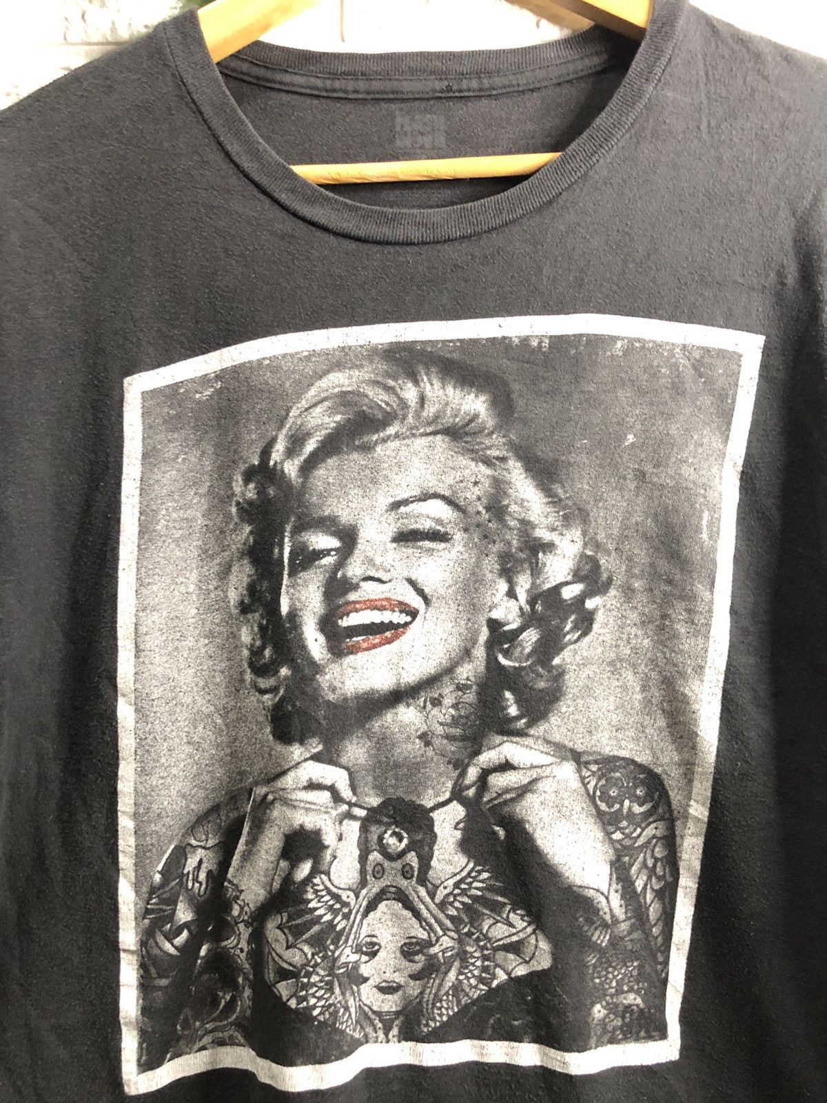 Les Artists × Vintage VINTAGE MARILYN MONROE TATOO ART TEE Size US M / EU 48-50 / 2 - 2 Thumbnail