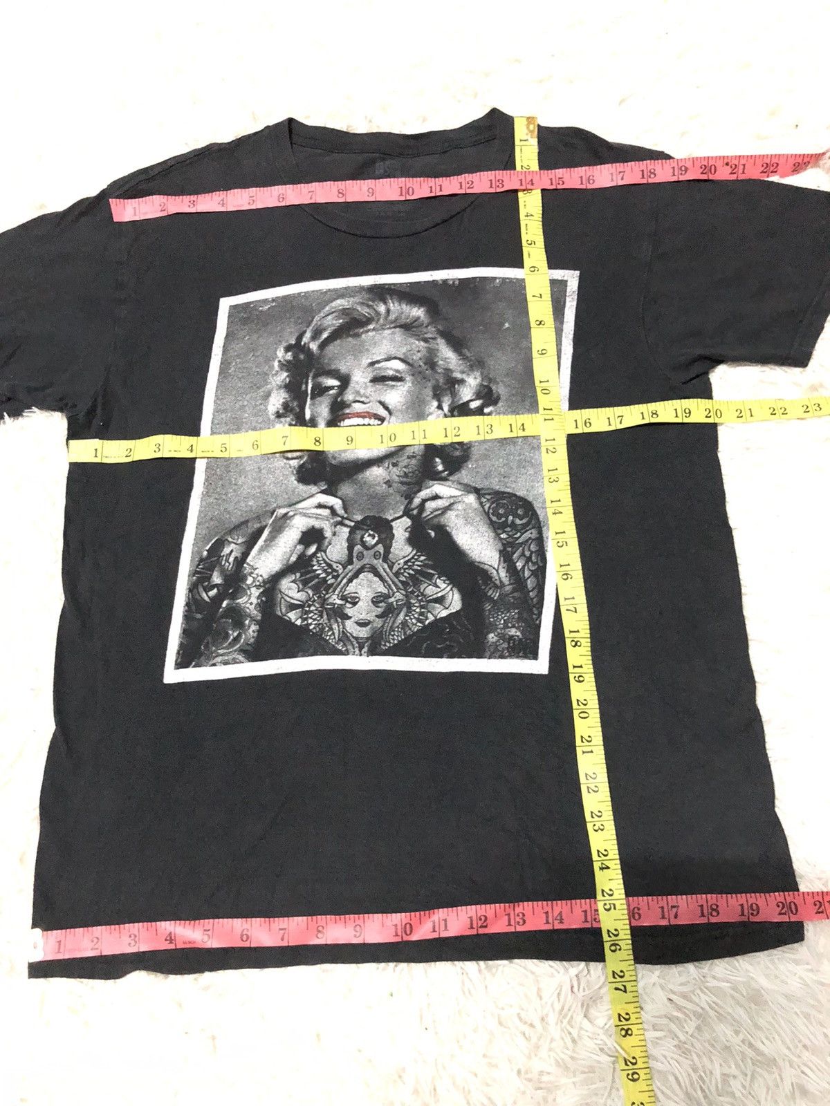 Les Artists × Vintage VINTAGE MARILYN MONROE TATOO ART TEE Size US M / EU 48-50 / 2 - 5 Thumbnail