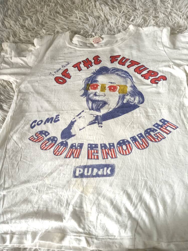 Japanese Brand × Seditionaries RARE🔥VINTAGE RNA ALBERT EINSTEIN PARODY SEX PISTOL PUNK Size US S / EU 44-46 / 1 - 8 Thumbnail