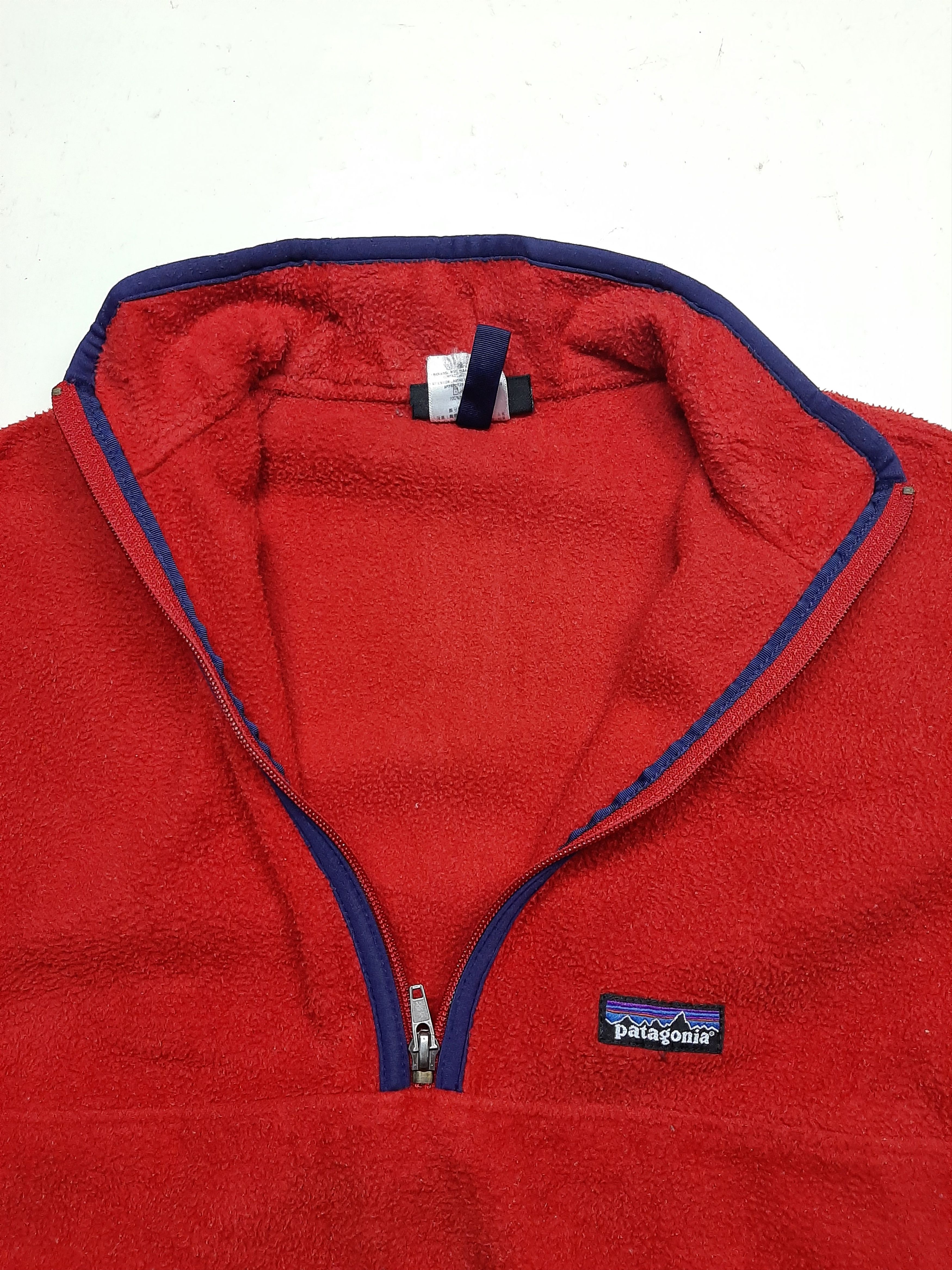 Patagonia × Vintage VINTAGE PATAGONIA SMALL LOGO QUARTER ZIPPER FLEECE JACKET Size US M / EU 48-50 / 2 - 3 Thumbnail