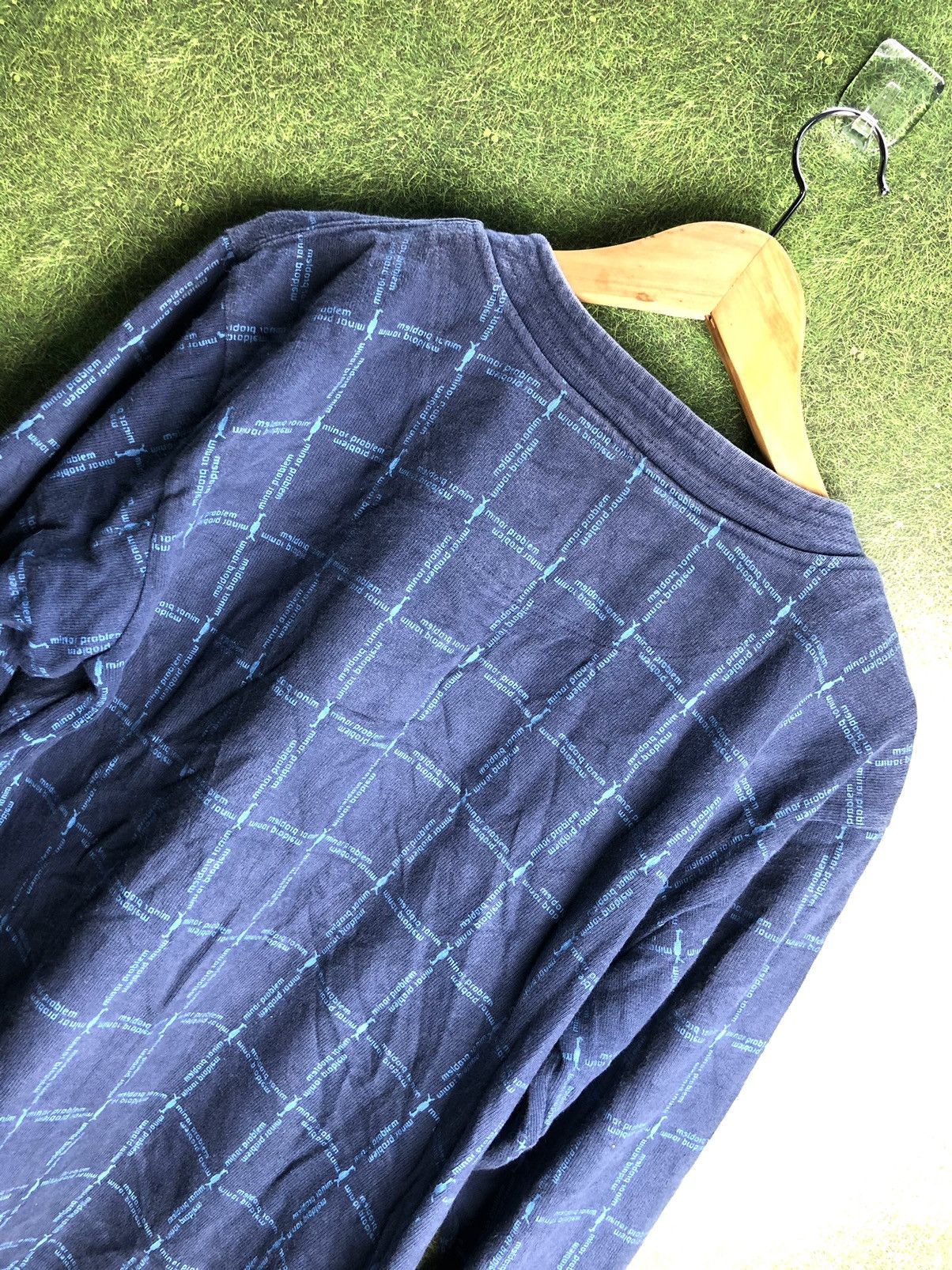 Vintage MINOR PROBLEM SOUTH BAY CALIFORNIA JUMPER CARDIGAN SPEL OUT Size US L / EU 52-54 / 3 - 11 Thumbnail
