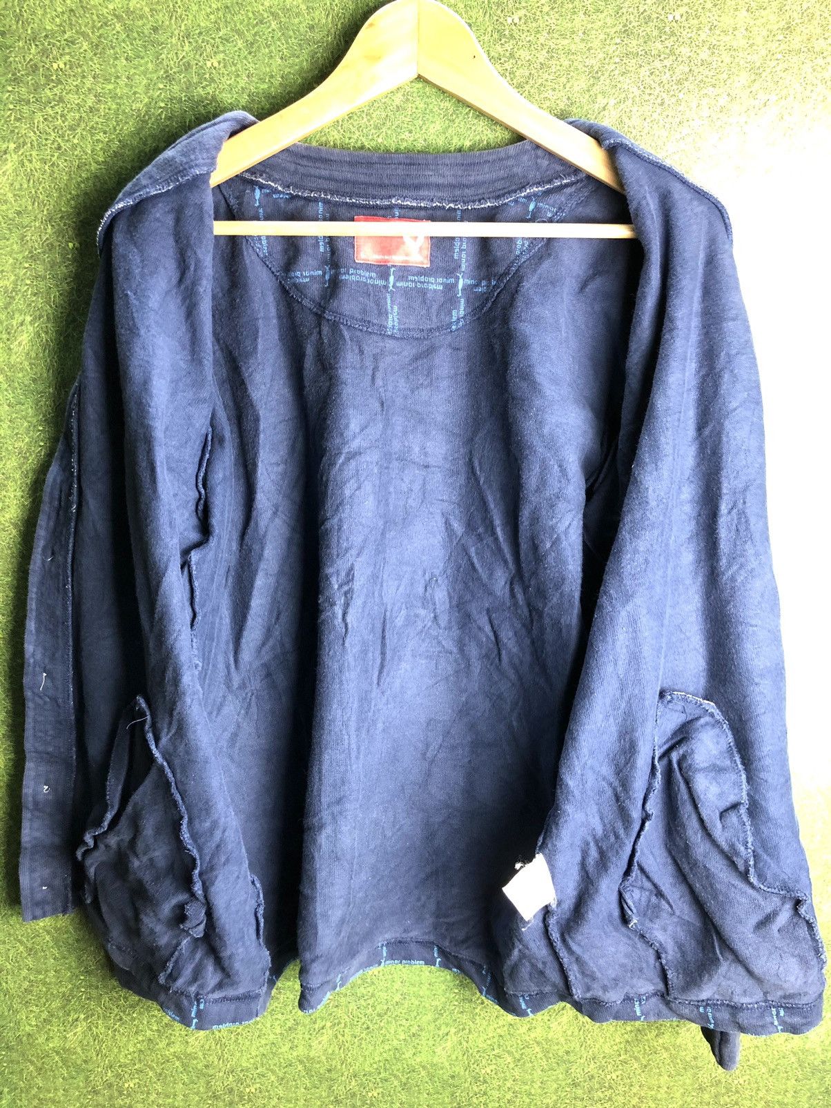 Vintage MINOR PROBLEM SOUTH BAY CALIFORNIA JUMPER CARDIGAN SPEL OUT Size US L / EU 52-54 / 3 - 7 Thumbnail