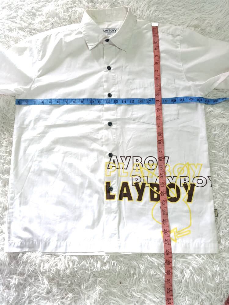 Playboy × Vintage VINTAGE PLAY BOY SHIRT BIG LOGO Size US L / EU 52-54 / 3 - 8 Thumbnail