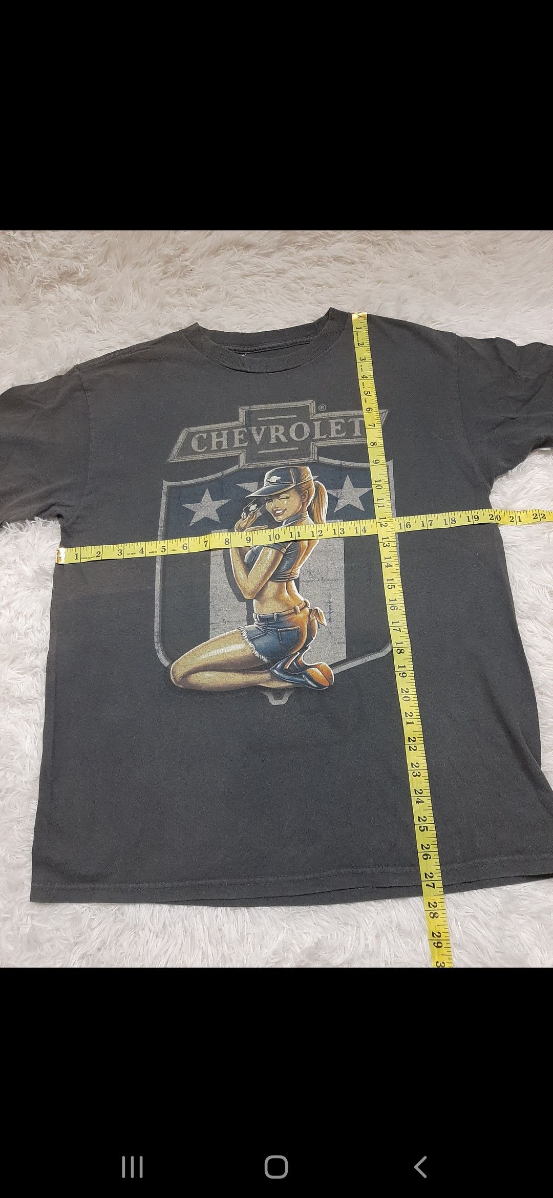 Japanese Brand × Vintage VINTAGE SEXY GIRL PROMO CHEVROLET TEE Size US L / EU 52-54 / 3 - 5 Thumbnail