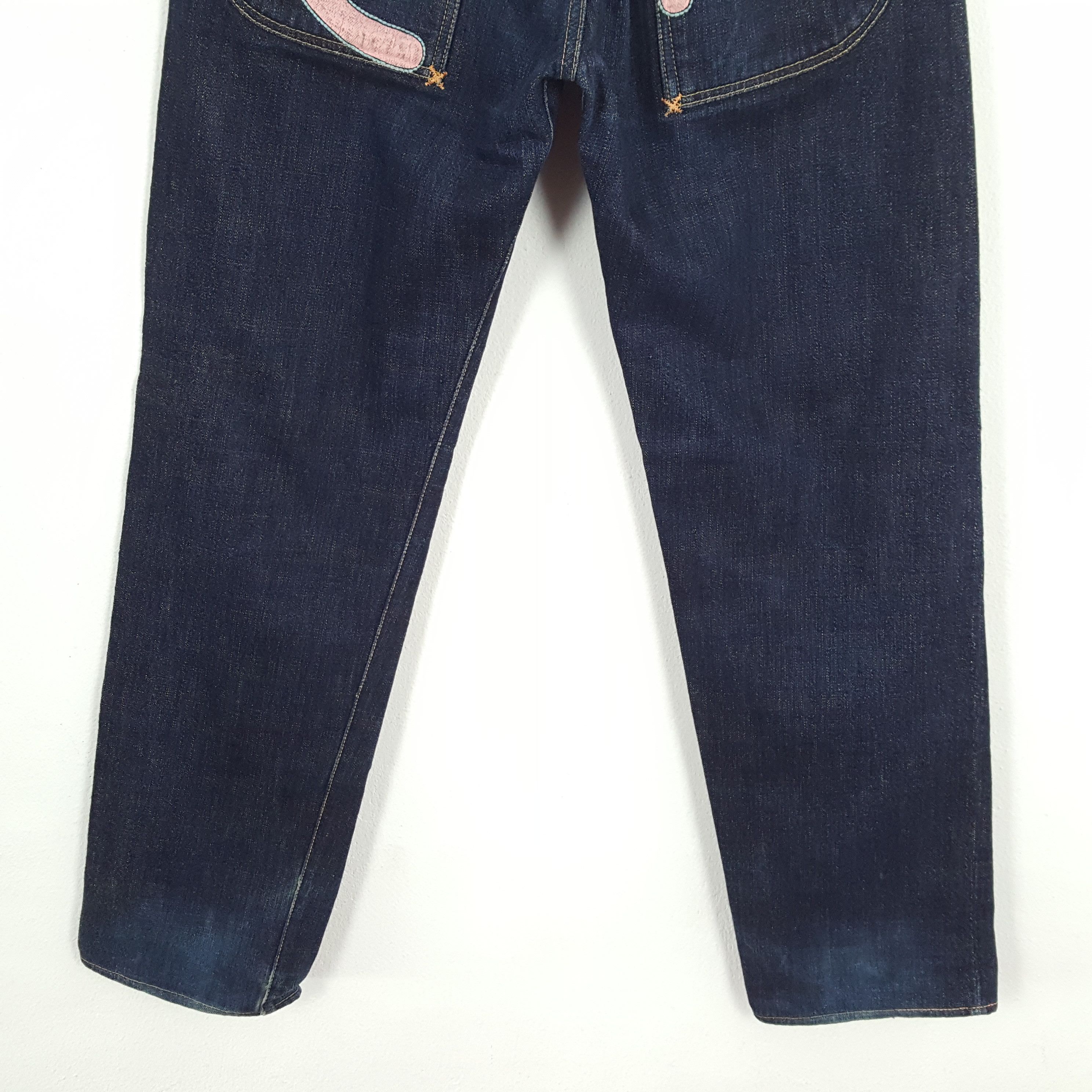 Evisu × Japanese Brand × Vintage Vintage EVISU Japanese Brand Daicock Custom Style Jeans Size US 31 - 6 Thumbnail