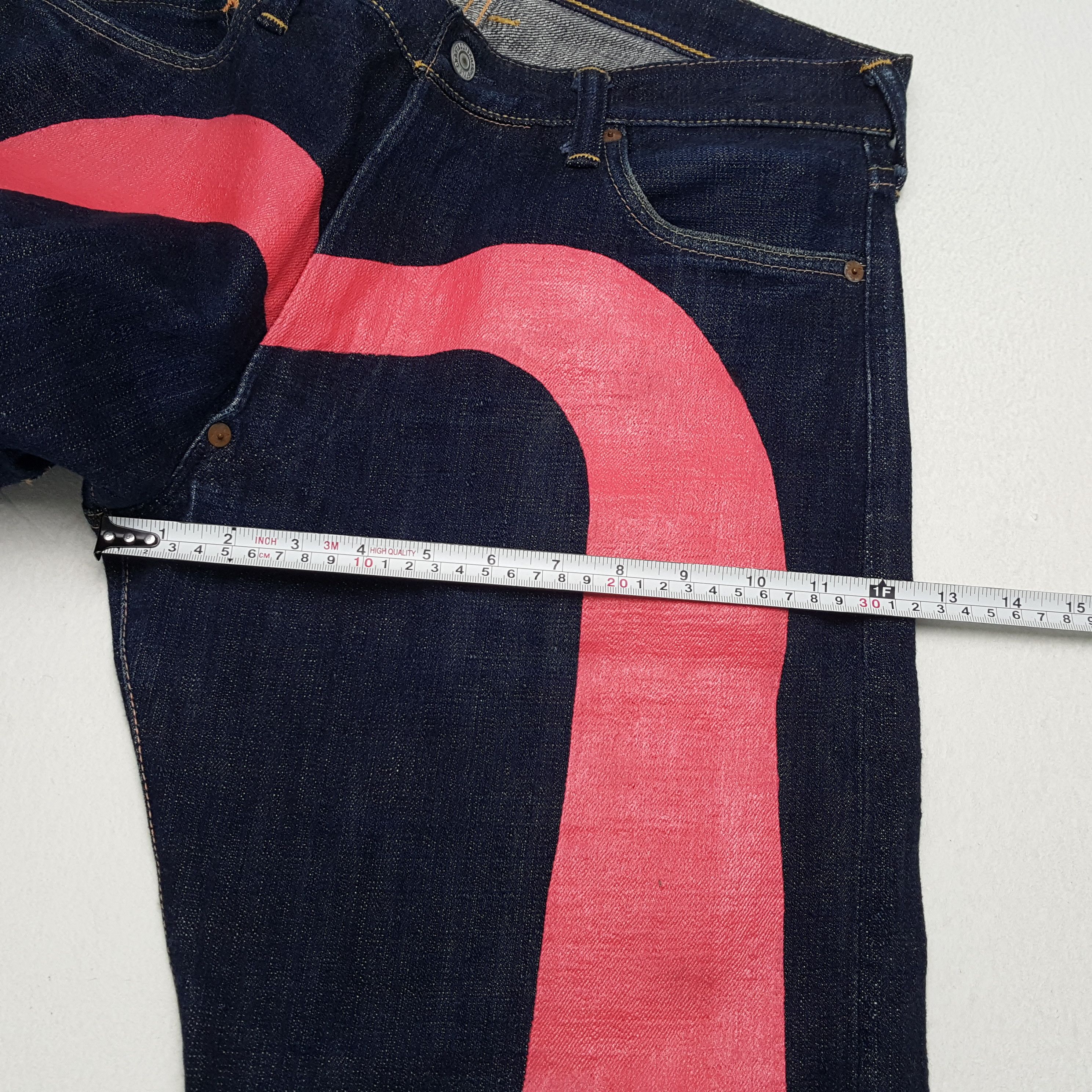 Evisu × Japanese Brand × Vintage Vintage EVISU Japanese Brand Daicock Custom Style Jeans Size US 31 - 9 Thumbnail
