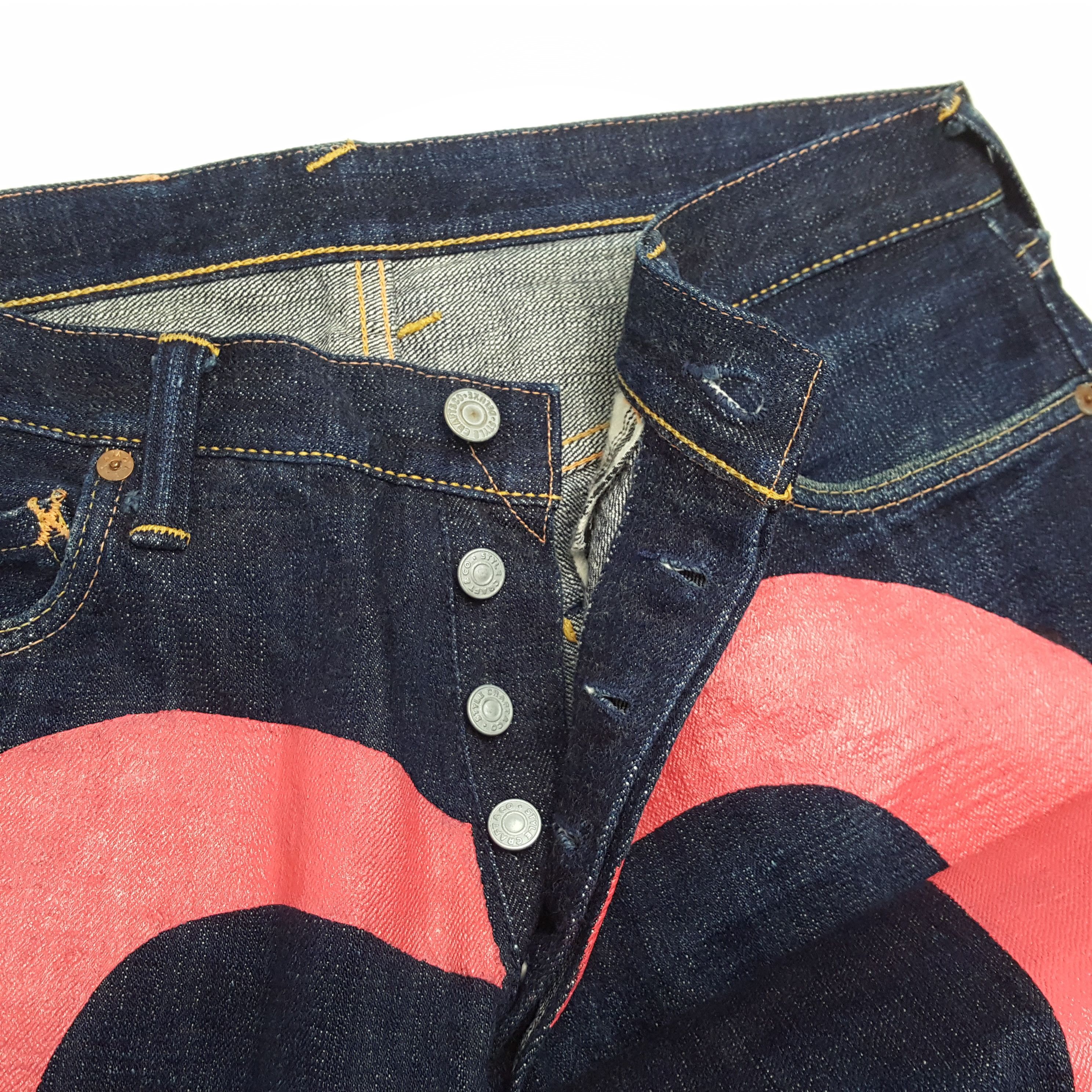 Evisu × Japanese Brand × Vintage Vintage EVISU Japanese Brand Daicock Custom Style Jeans Size US 31 - 12 Thumbnail
