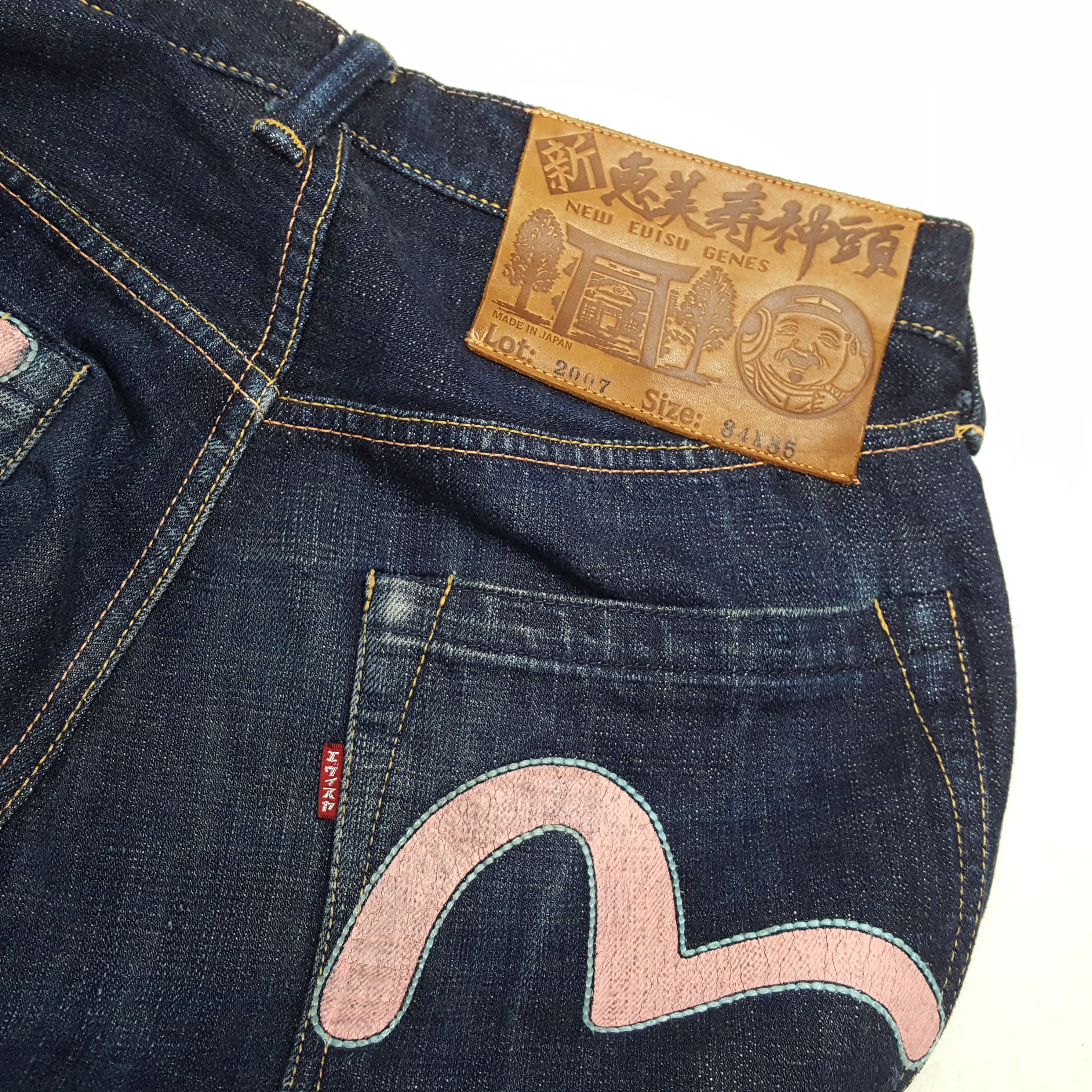 Evisu × Japanese Brand × Vintage Vintage EVISU Japanese Brand Daicock Custom Style Jeans Size US 31 - 14 Thumbnail