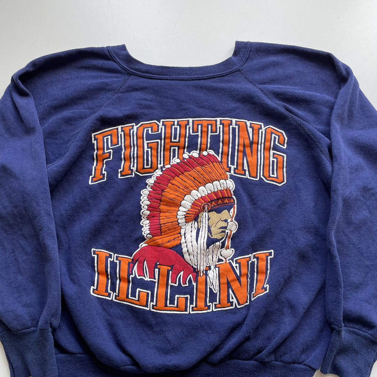 NCAA Vintage 90s University Of Illinois Fighting Illini Crewneck Size US XS / EU 42 / 0 - 2 Thumbnail