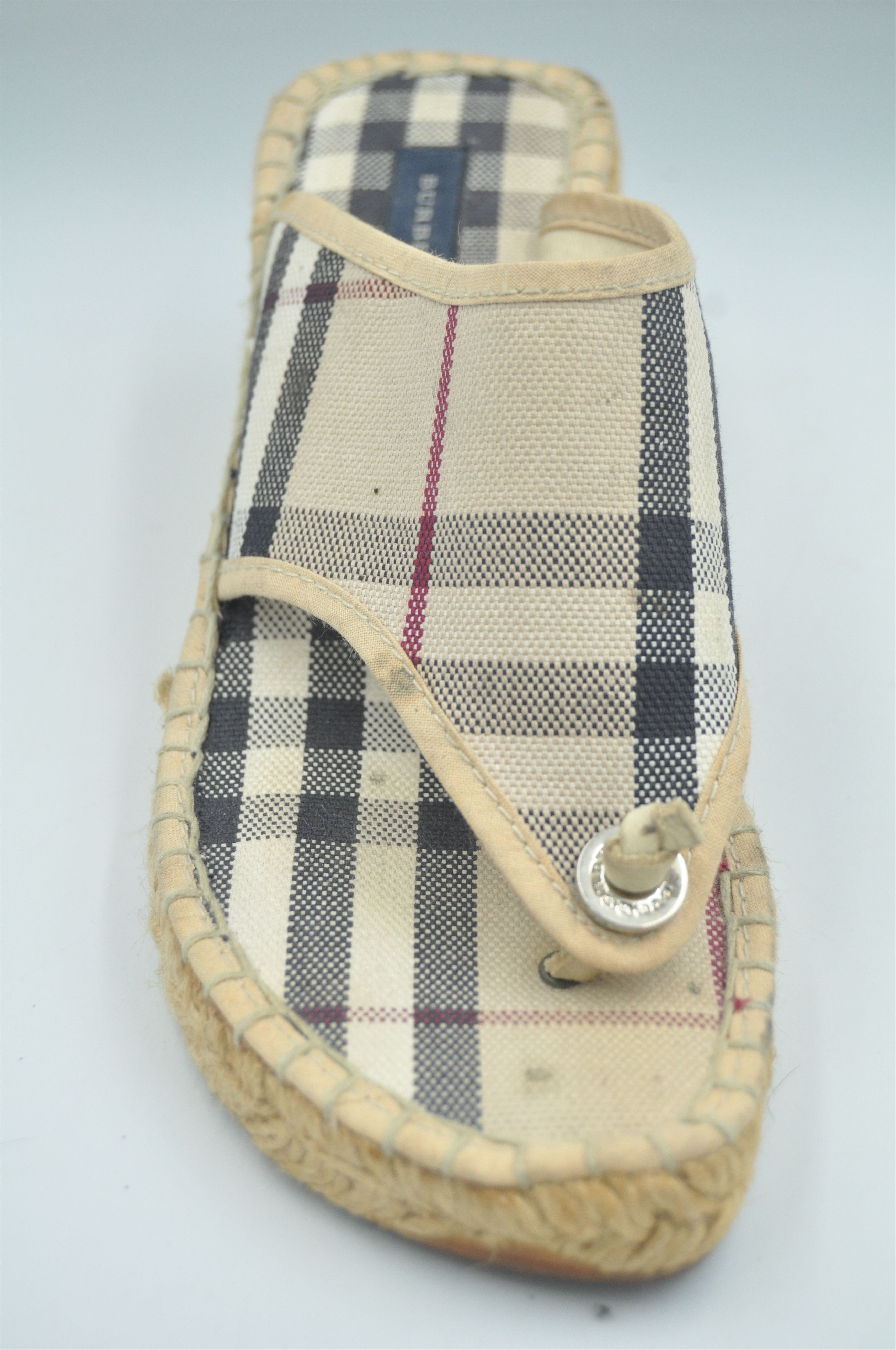 Burberry Burberry - Nova Check Espadrille Wedge Size US 5 / IT 35 - 4 Thumbnail