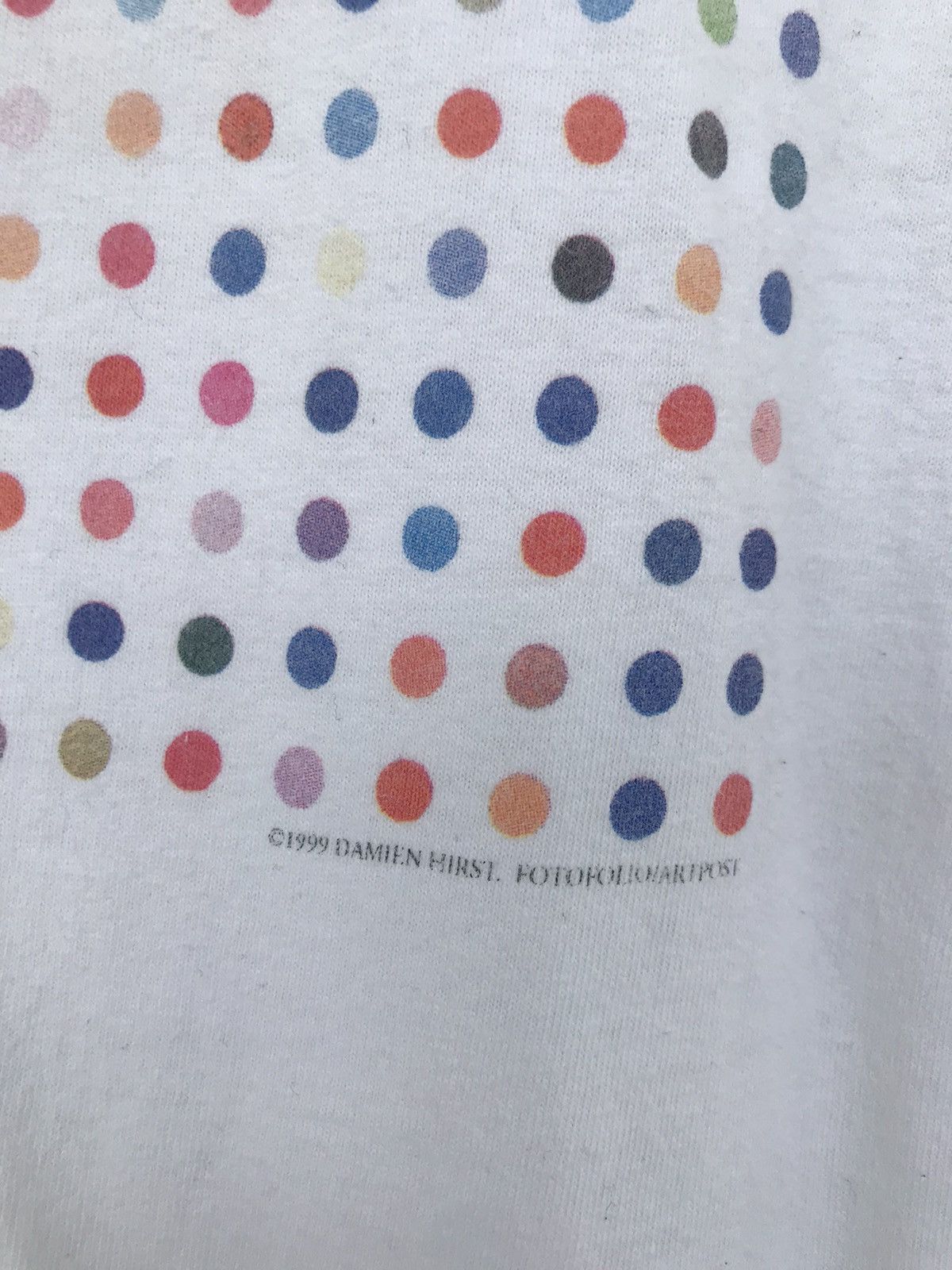 Damien Hirst × Vintage Rare 1999 Damien Hirst Fotofolio Art Post Tee Size US S / EU 44-46 / 1 - 10 Thumbnail