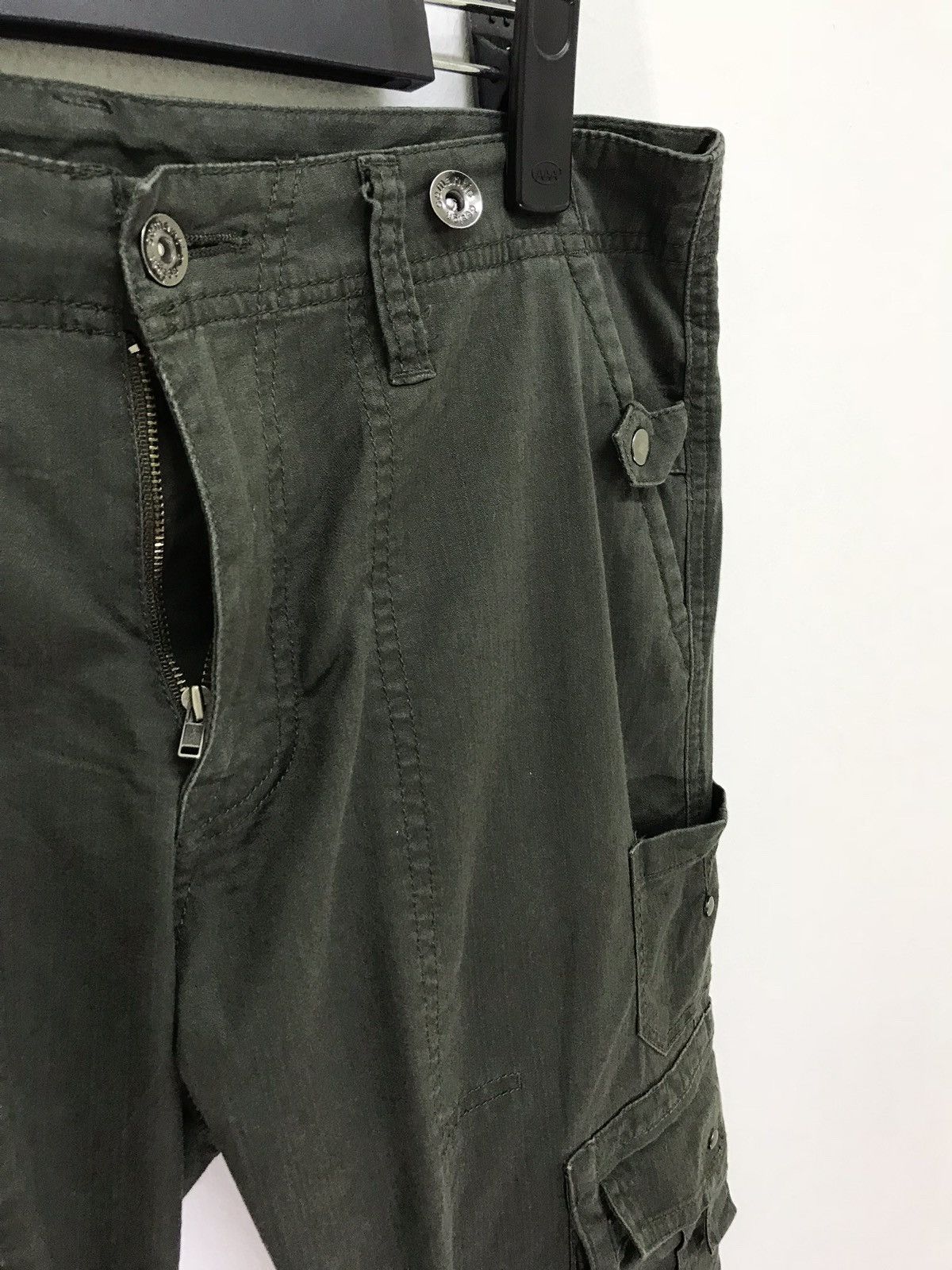 Japanese Brand Flare Cargo Semantic Design Tactical Stretchable Boot cut Size US 31 - 5 Thumbnail