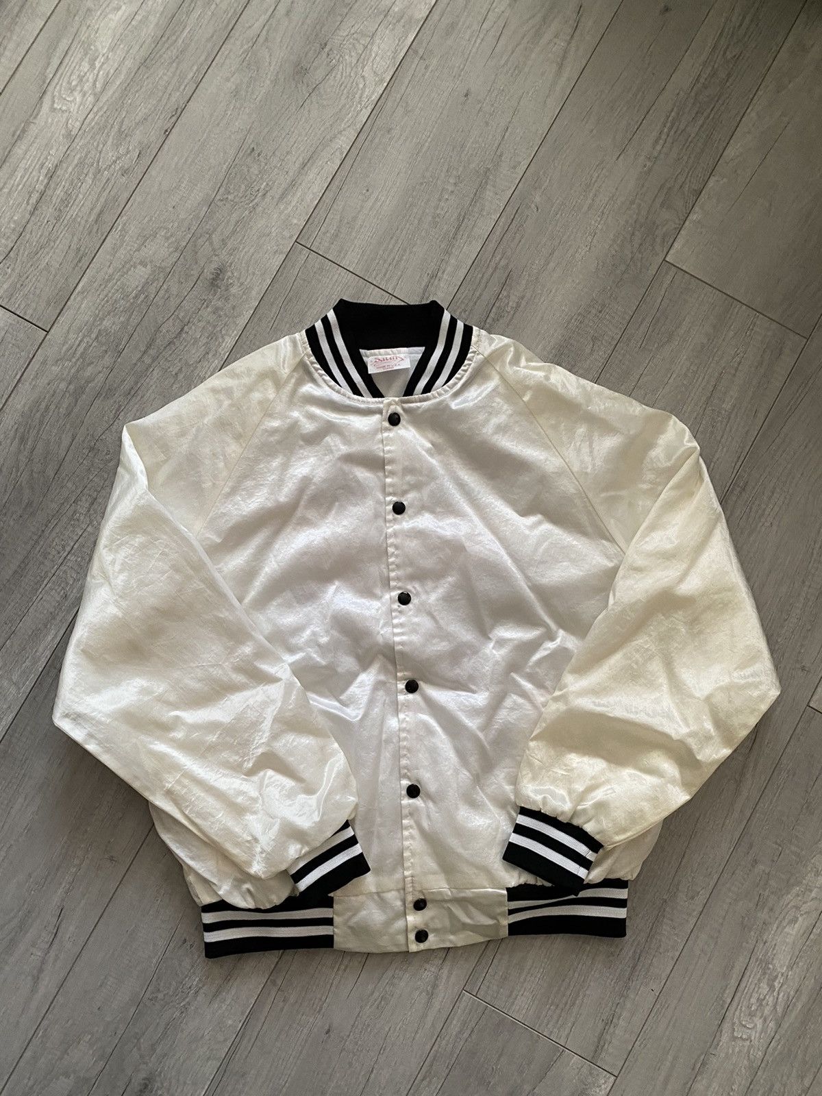 Vintage Vintage 80’s 90’s Country Blood Band Satin Bomber Jacket Size US XL / EU 56 / 4 - 3 Thumbnail