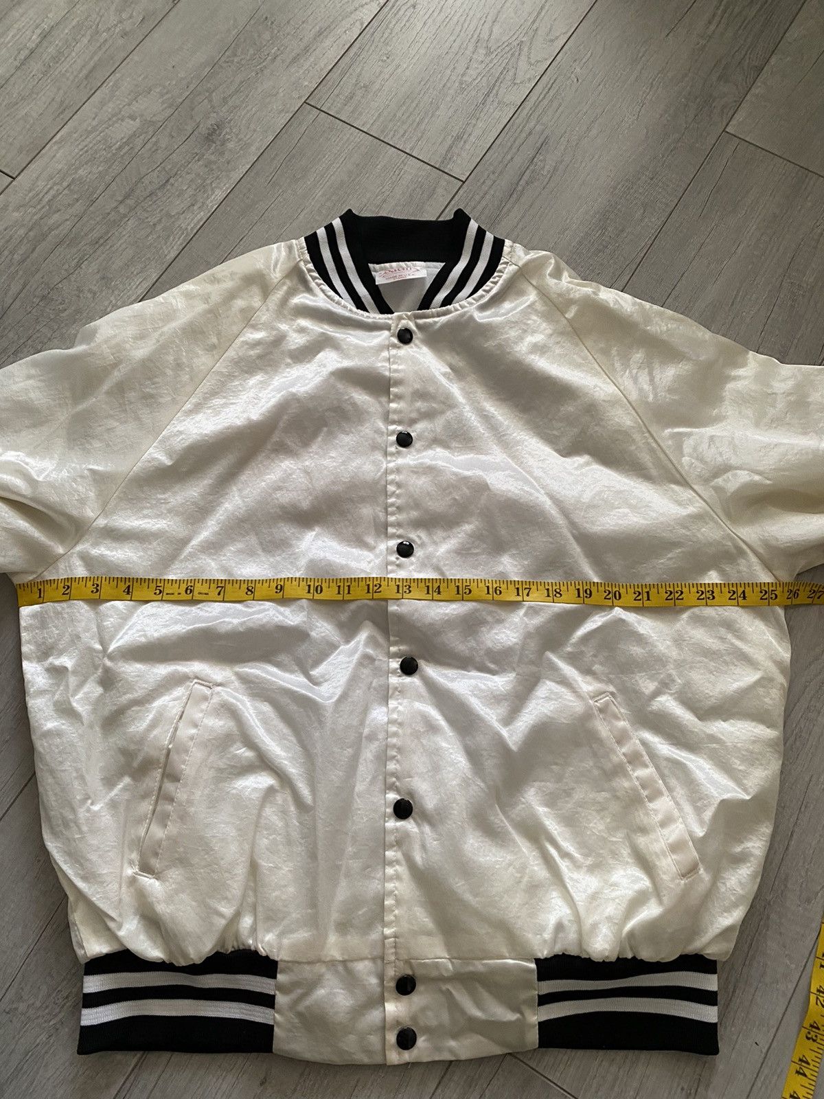 Vintage Vintage 80’s 90’s Country Blood Band Satin Bomber Jacket Size US XL / EU 56 / 4 - 6 Thumbnail