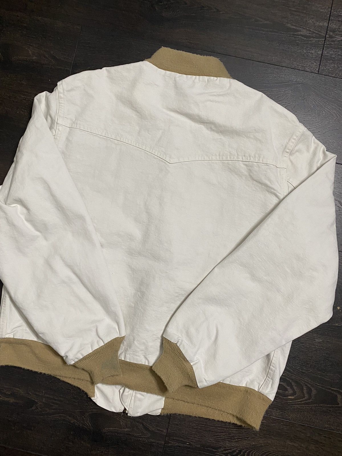Carhartt Vintage 80s 1989 Cream Carhartt Workwear Santa Fe Jacket Size US XXL / EU 58 / 5 - 6 Thumbnail