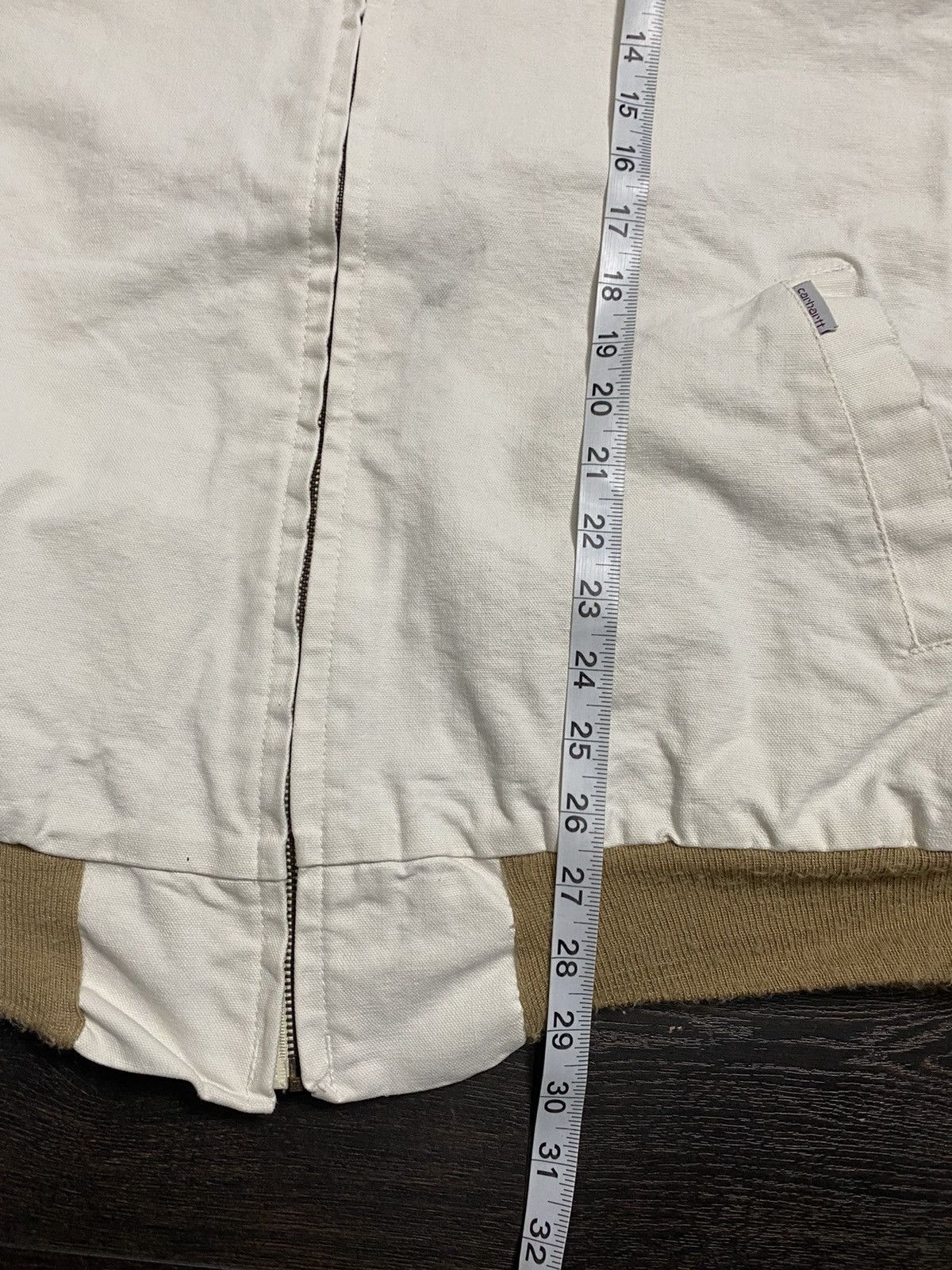 Carhartt Vintage 80s 1989 Cream Carhartt Workwear Santa Fe Jacket Size US XXL / EU 58 / 5 - 12 Thumbnail
