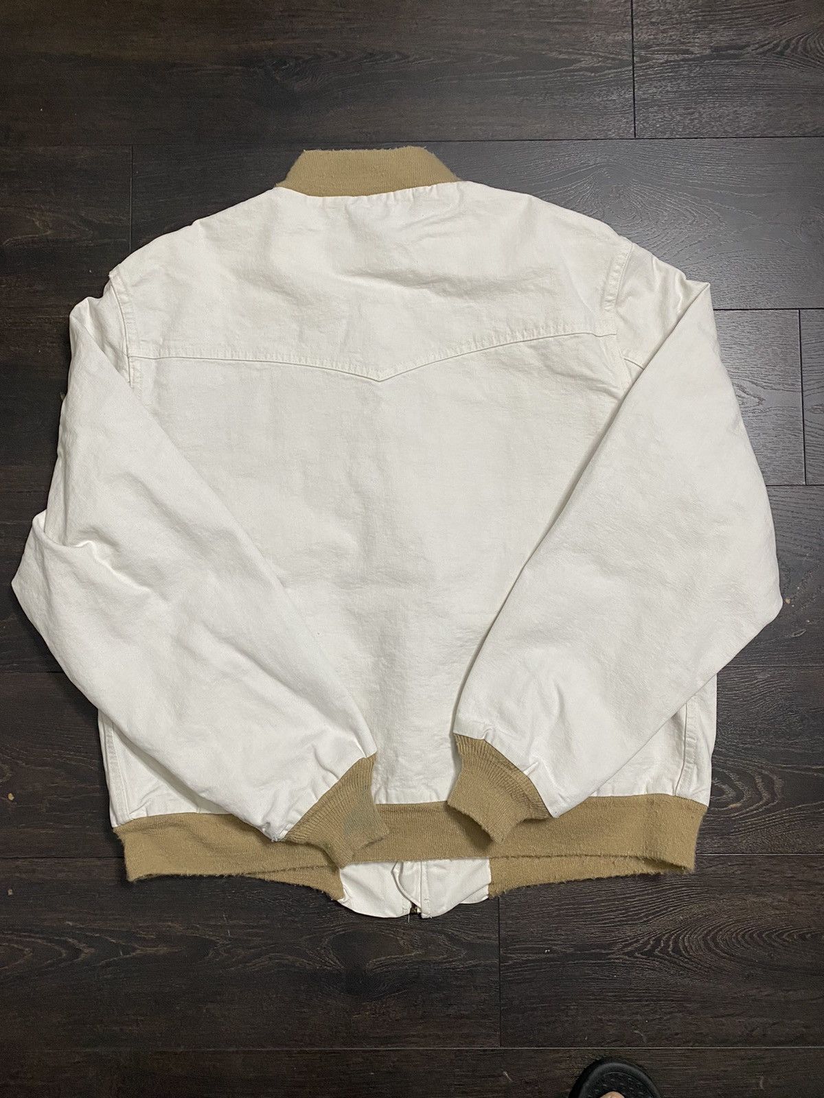 Carhartt Vintage 80s 1989 Cream Carhartt Workwear Santa Fe Jacket Size US XXL / EU 58 / 5 - 5 Thumbnail