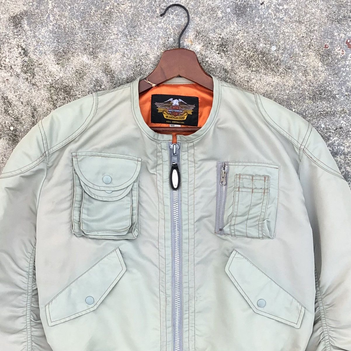 Harley Davidson Vintage Harley Davidson Motor Champion Bomber Jacket Size US M / EU 48-50 / 2 - 5 Thumbnail