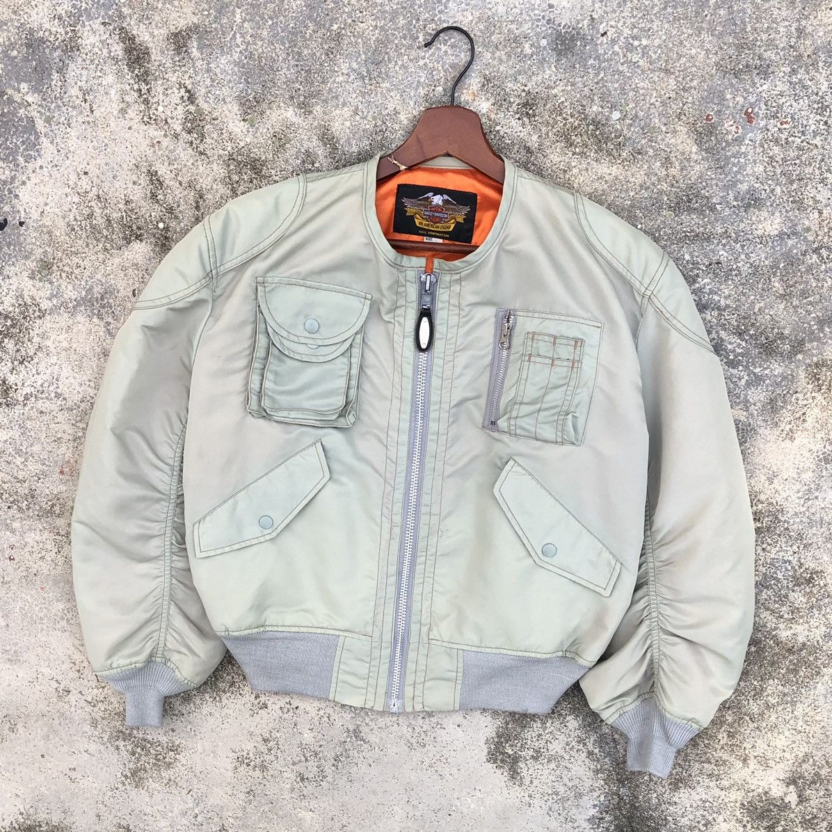 Harley Davidson Vintage Harley Davidson Motor Champion Bomber Jacket Size US M / EU 48-50 / 2 - 4 Thumbnail
