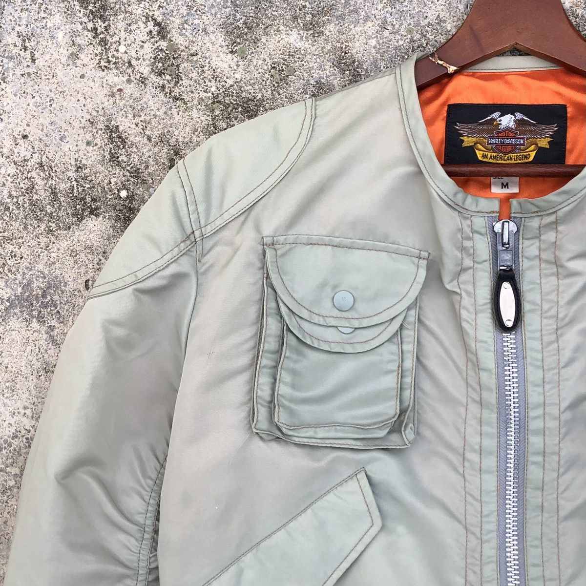 Harley Davidson Vintage Harley Davidson Motor Champion Bomber Jacket Size US M / EU 48-50 / 2 - 6 Thumbnail