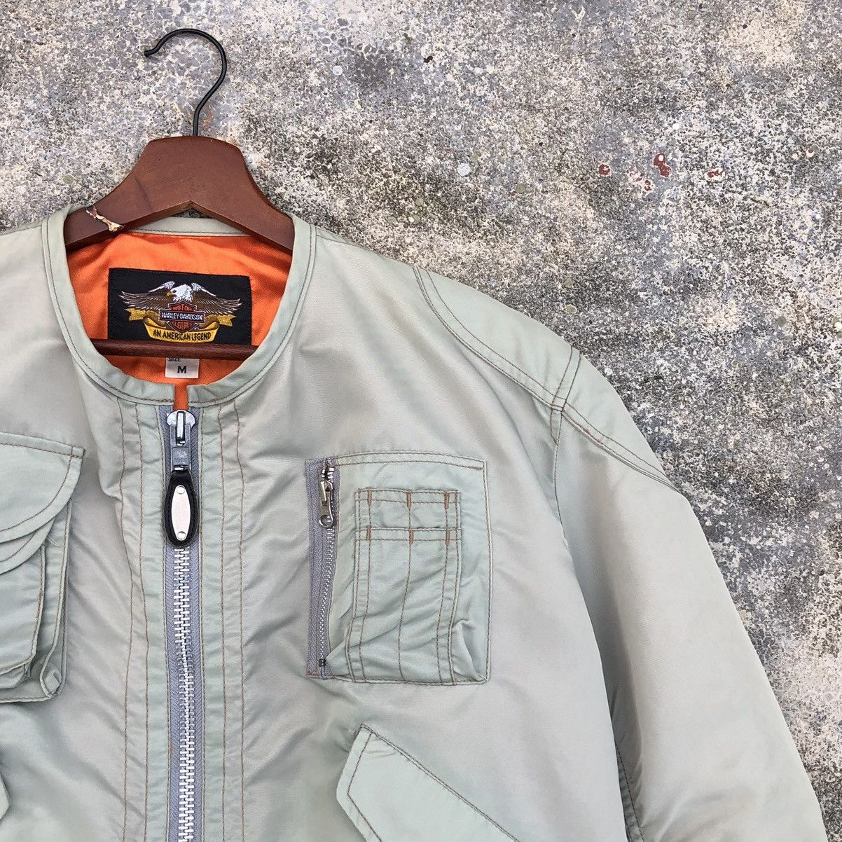 Harley Davidson Vintage Harley Davidson Motor Champion Bomber Jacket Size US M / EU 48-50 / 2 - 7 Thumbnail