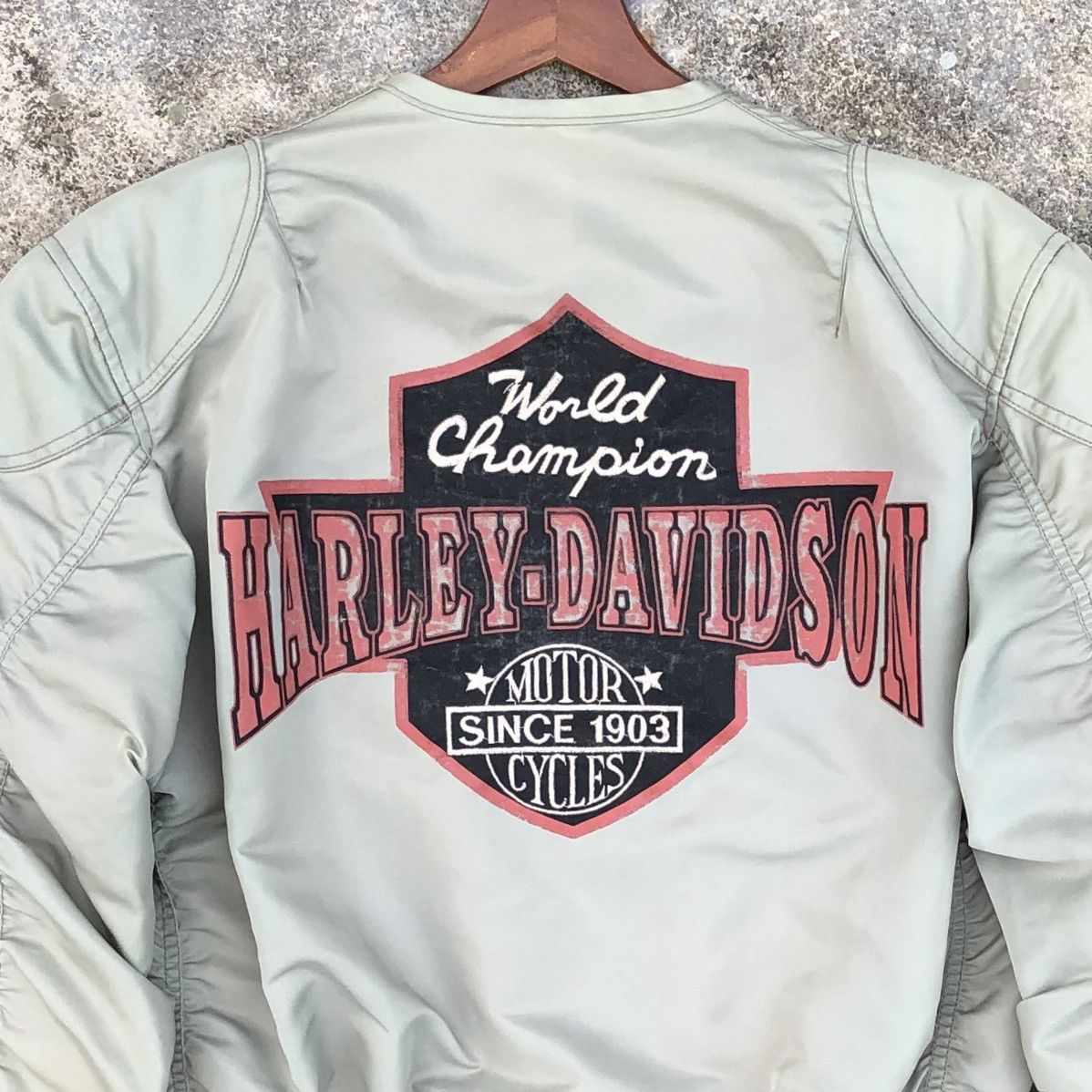 Harley Davidson Vintage Harley Davidson Motor Champion Bomber Jacket Size US M / EU 48-50 / 2 - 11 Thumbnail