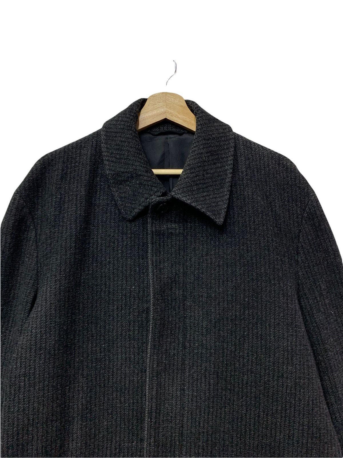 Yohji Yamamoto 🔥VTG YOHJI YAMAMOTO SIGNATURE WOOL OVERCOATS Size US L / EU 52-54 / 3 - 6 Thumbnail