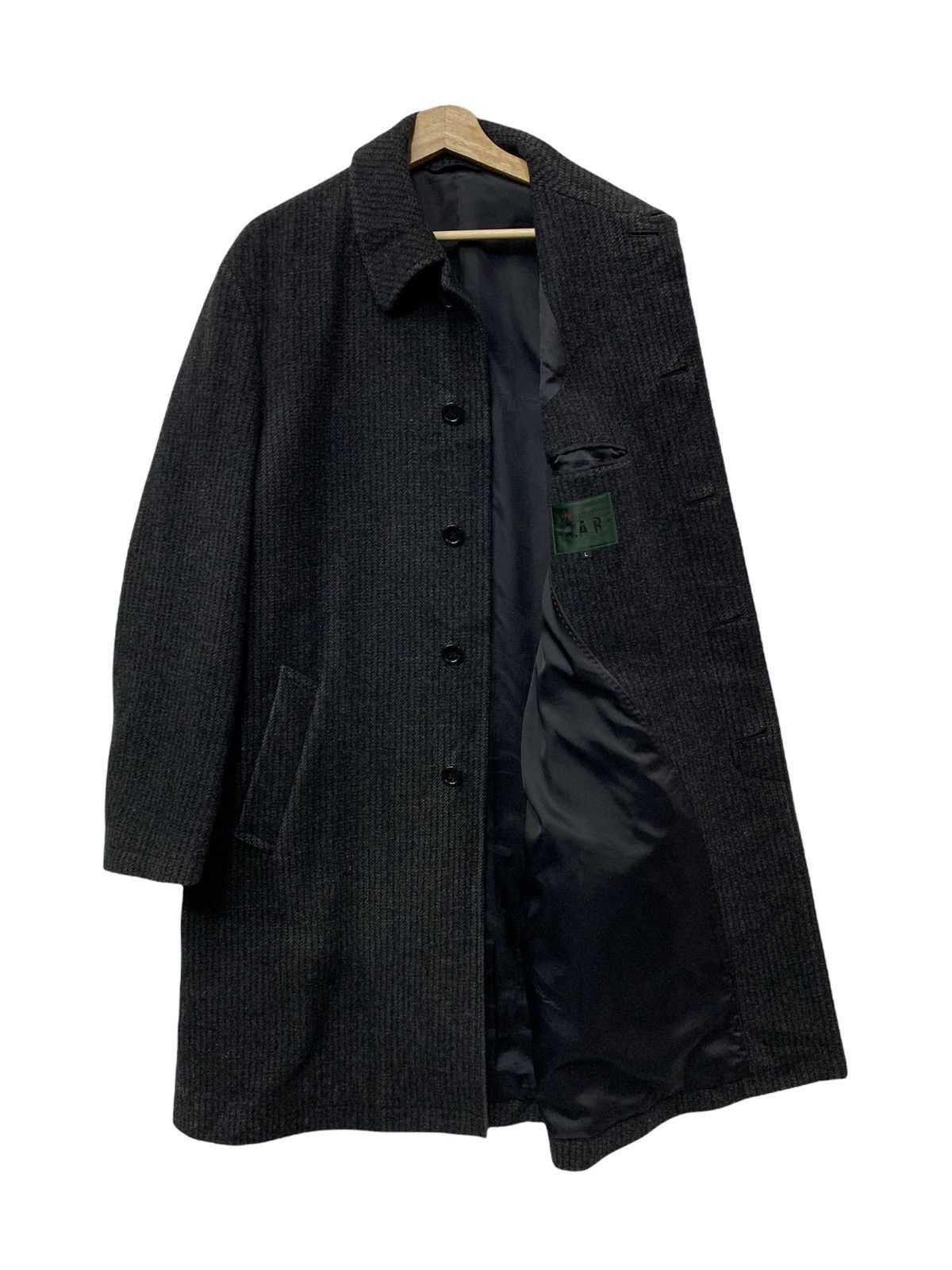 Yohji Yamamoto 🔥VTG YOHJI YAMAMOTO SIGNATURE WOOL OVERCOATS Size US L / EU 52-54 / 3 - 3 Thumbnail