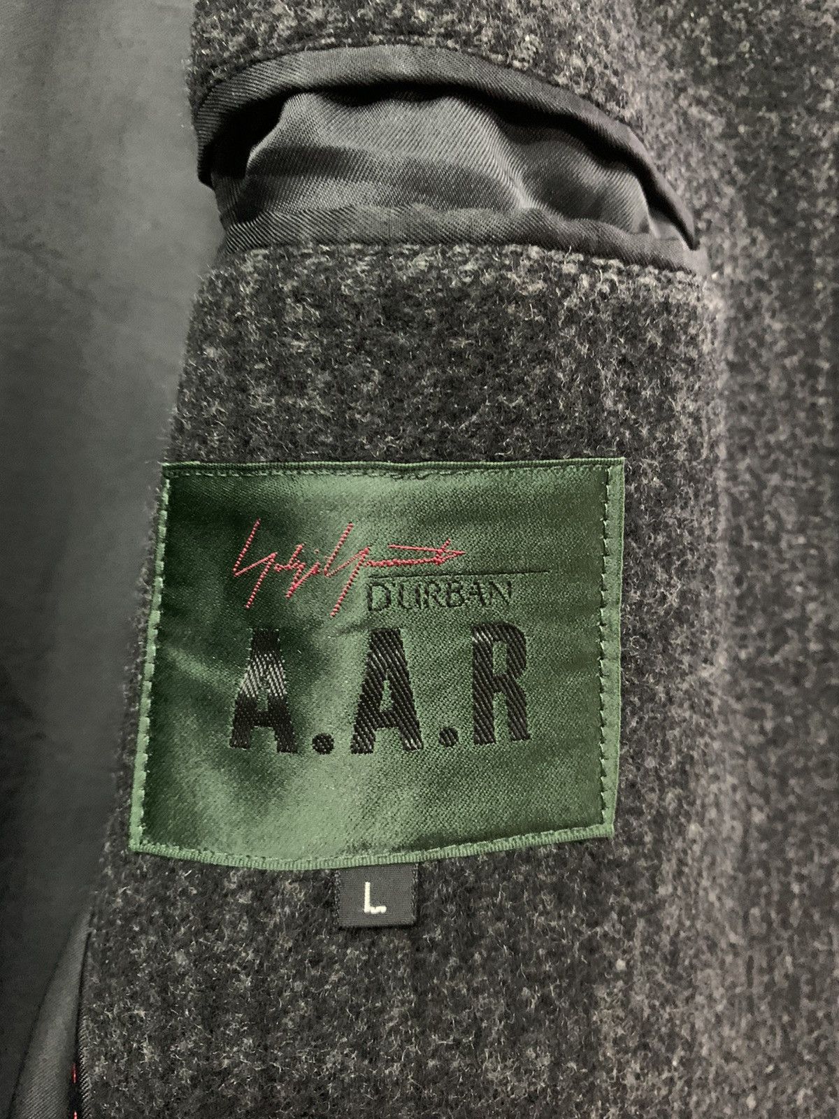 Yohji Yamamoto 🔥VTG YOHJI YAMAMOTO SIGNATURE WOOL OVERCOATS Size US L / EU 52-54 / 3 - 11 Thumbnail