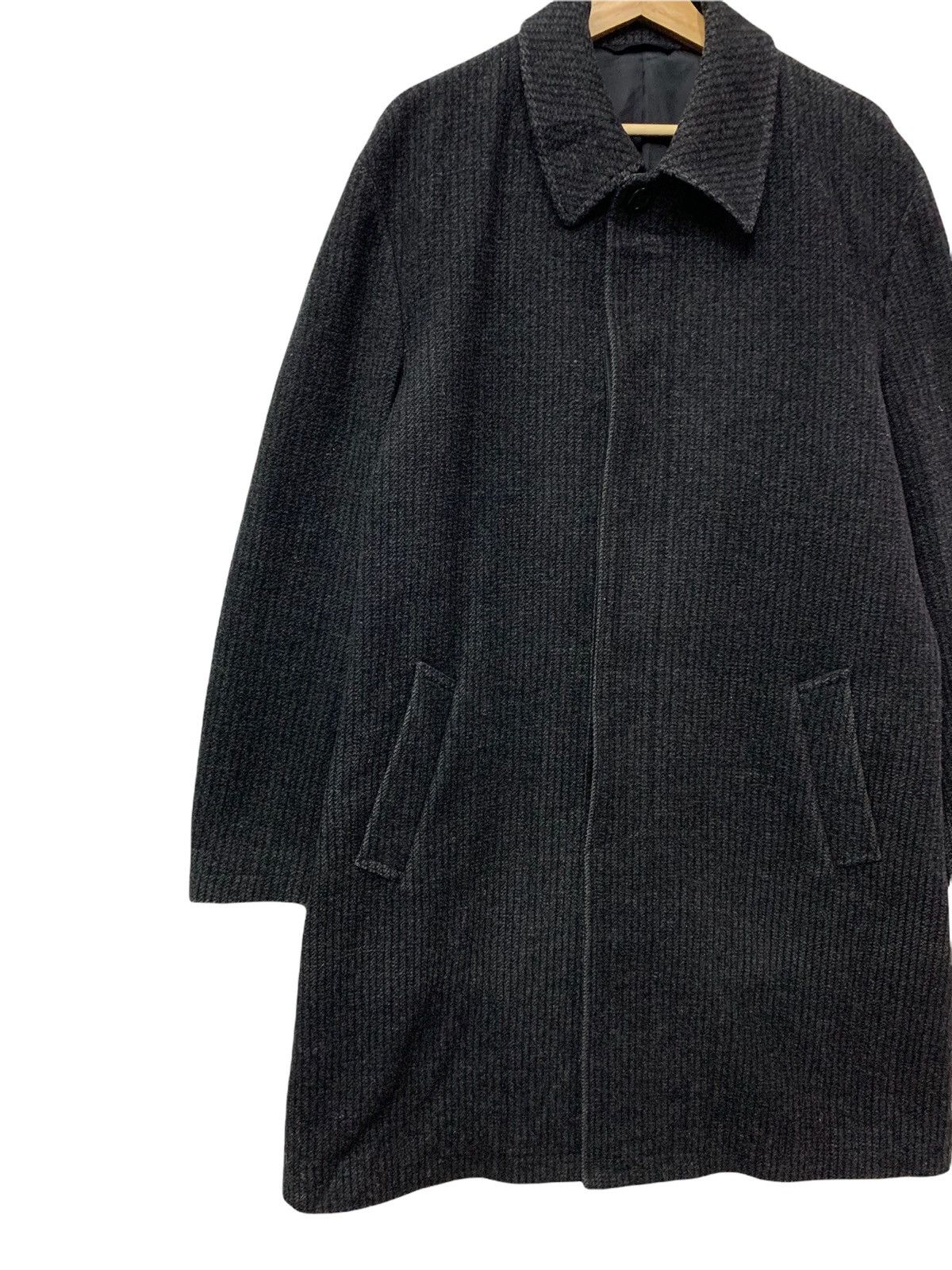 Yohji Yamamoto 🔥VTG YOHJI YAMAMOTO SIGNATURE WOOL OVERCOATS Size US L / EU 52-54 / 3 - 4 Thumbnail