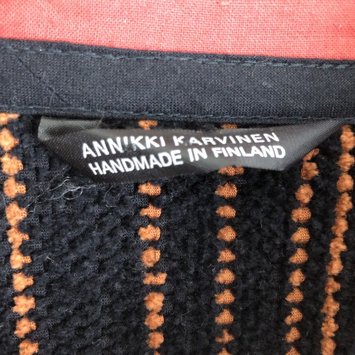 Designer VINTAGE ANNIKKI KARVINEN HAND JACKET Size US M / EU 48-50 / 2 - 9 Thumbnail