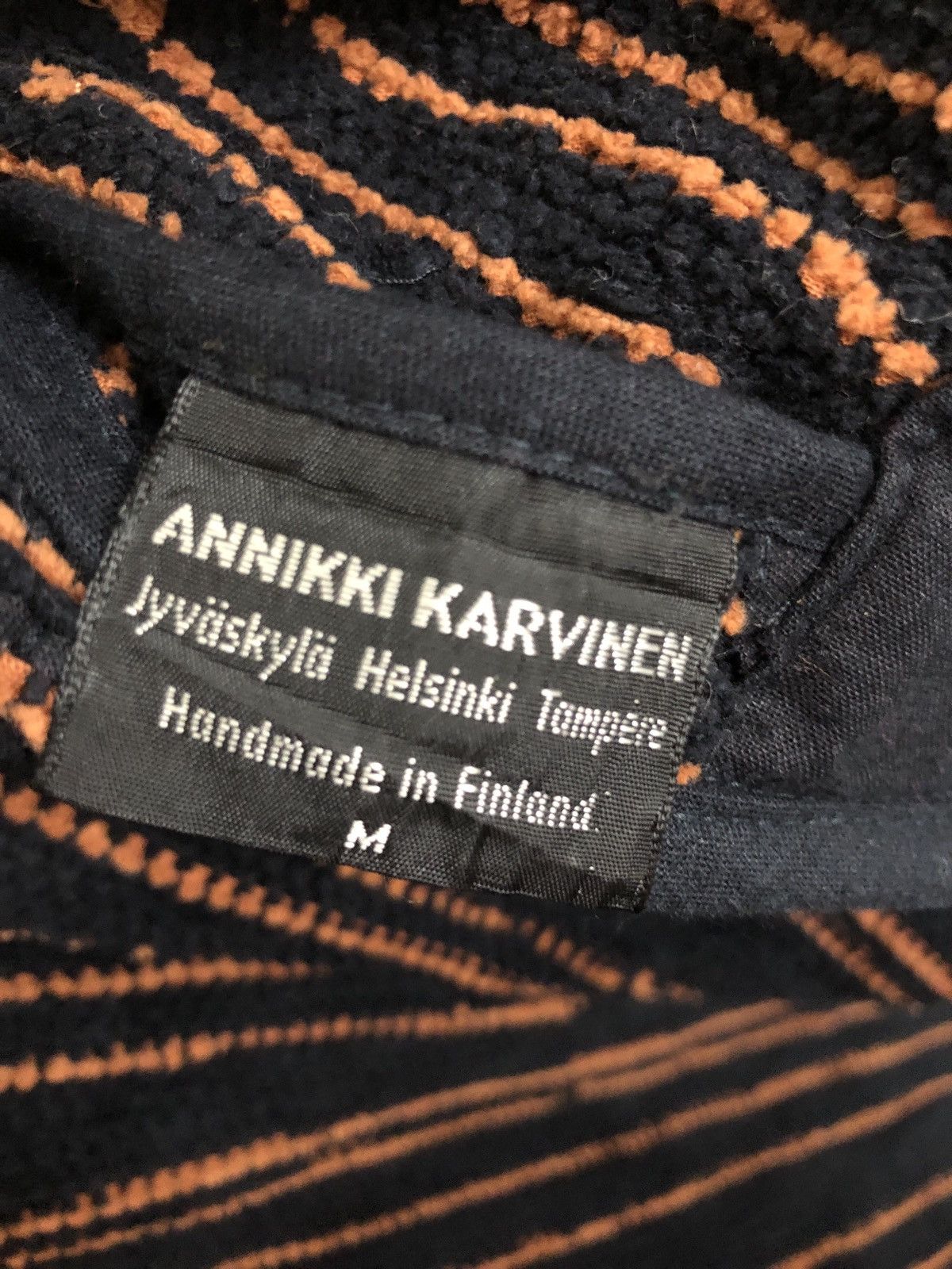 Designer VINTAGE ANNIKKI KARVINEN HAND JACKET Size US M / EU 48-50 / 2 - 11 Thumbnail