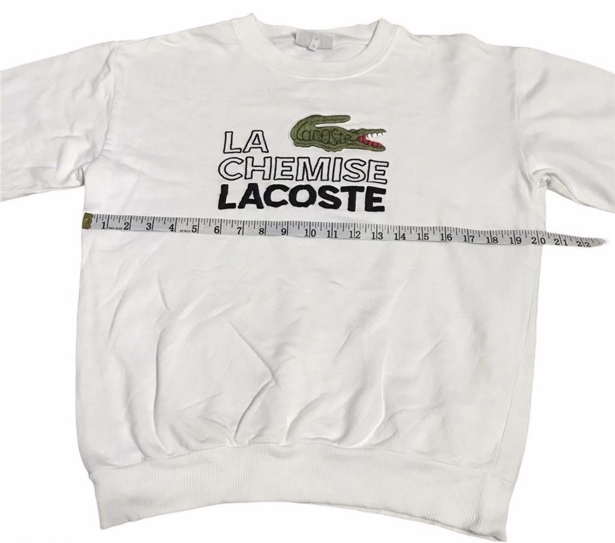 Lacoste OFFER‼️Vintage Lacoste Big Logo Sweatshirt Size US M / EU 48-50 / 2 - 12 Thumbnail