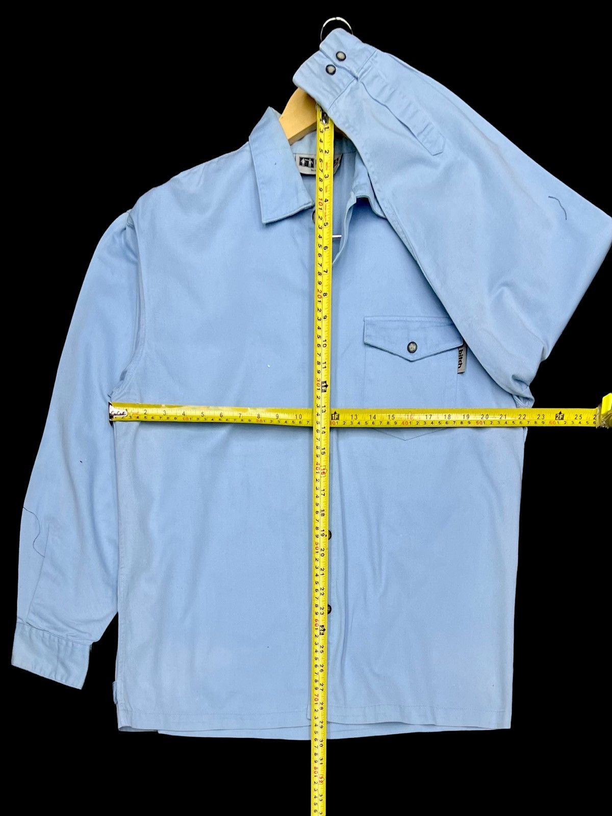 Vintage VTG 90s BITCH SKATEBOARD SHIRTS BUTTON UP SINGLE POCKET Size US L / EU 52-54 / 3 - 16 Thumbnail