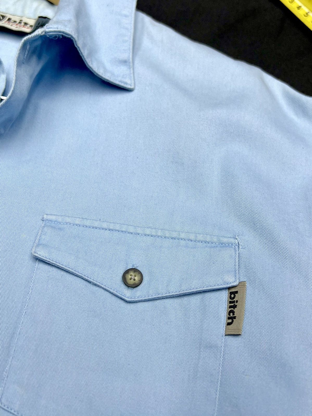 Vintage VTG 90s BITCH SKATEBOARD SHIRTS BUTTON UP SINGLE POCKET Size US L / EU 52-54 / 3 - 6 Thumbnail