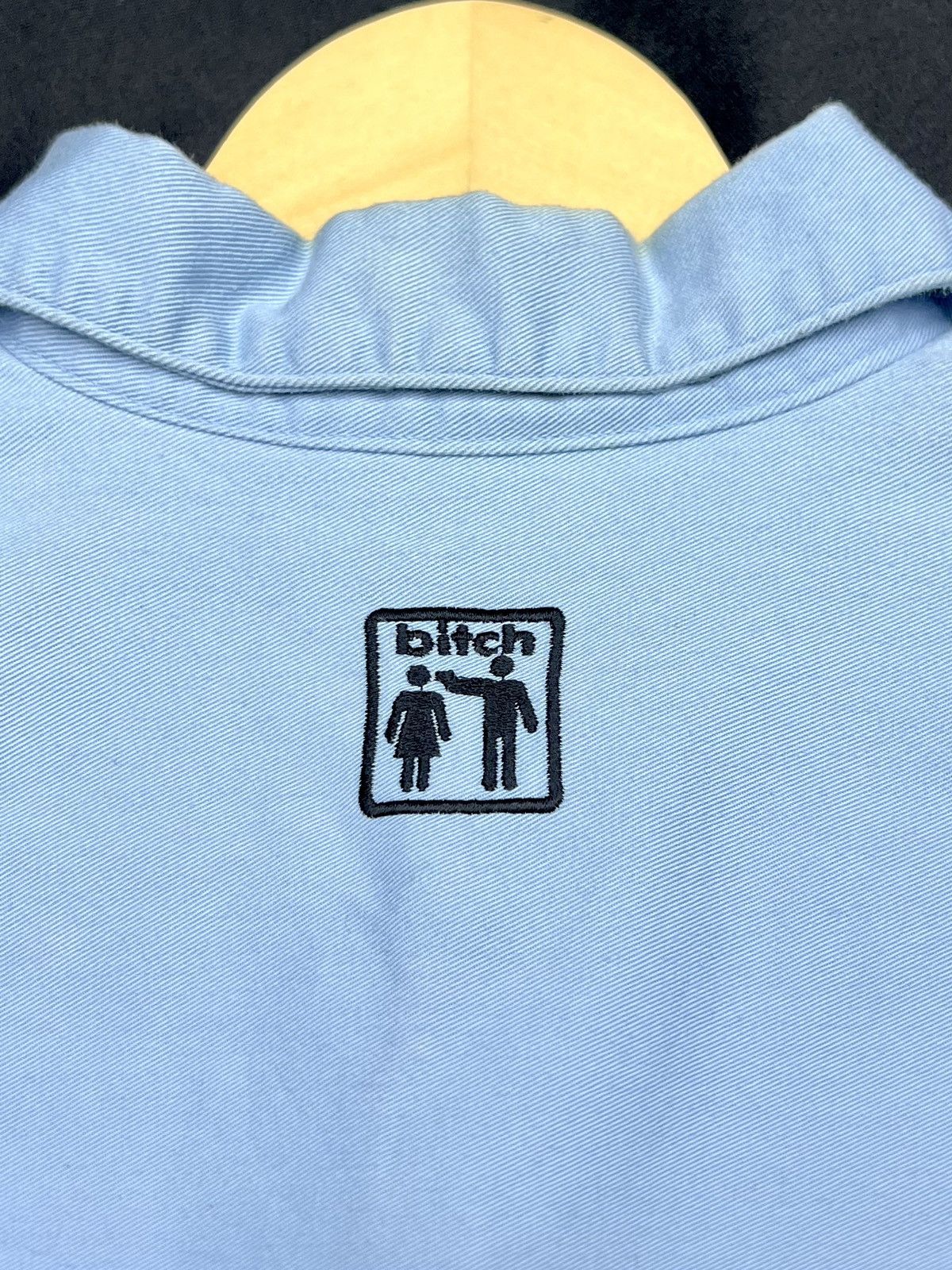 Vintage VTG 90s BITCH SKATEBOARD SHIRTS BUTTON UP SINGLE POCKET Size US L / EU 52-54 / 3 - 10 Thumbnail