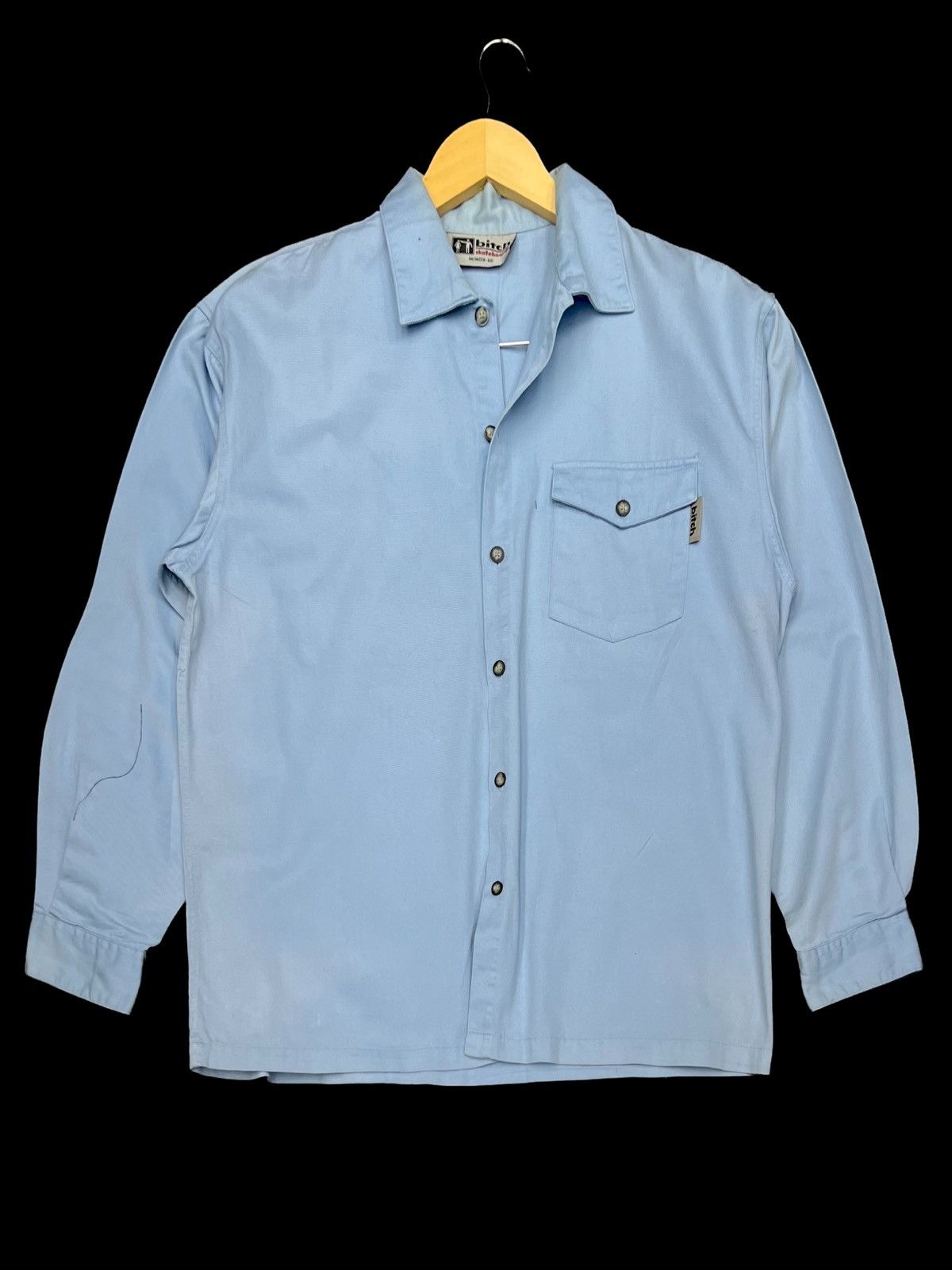 Vintage VTG 90s BITCH SKATEBOARD SHIRTS BUTTON UP SINGLE POCKET Size US L / EU 52-54 / 3 - 1 Thumbnail