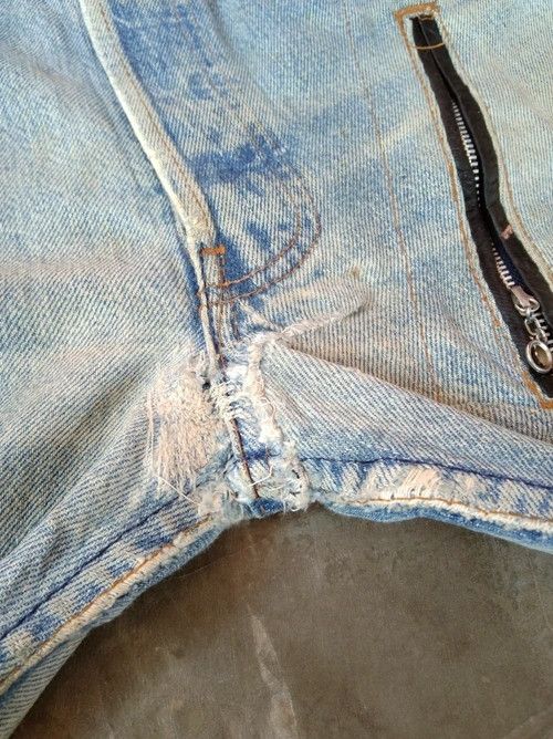Levi's × Vintage 80s Vintage Levis 501 Made In USA Distressed Jeans 33x29 Size US 33 - 9 Thumbnail