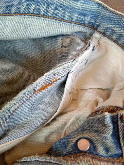Levi's × Vintage 80s Vintage Levis 501 Made In USA Distressed Jeans 33x29 Size US 33 - 13 Thumbnail