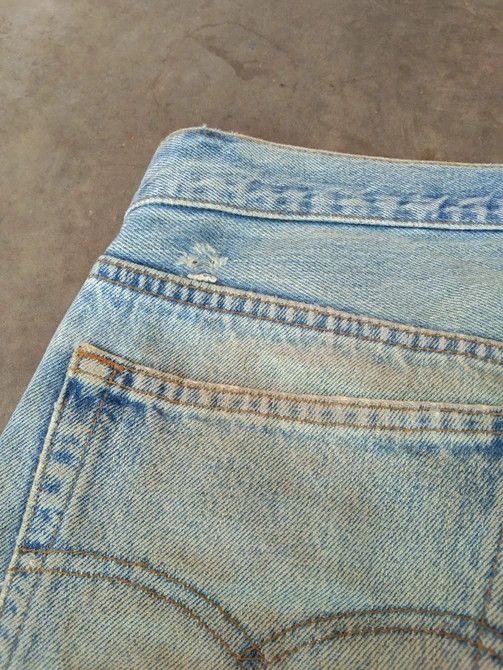 Levi's × Vintage 80s Vintage Levis 501 Made In USA Distressed Jeans 33x29 Size US 33 - 6 Thumbnail