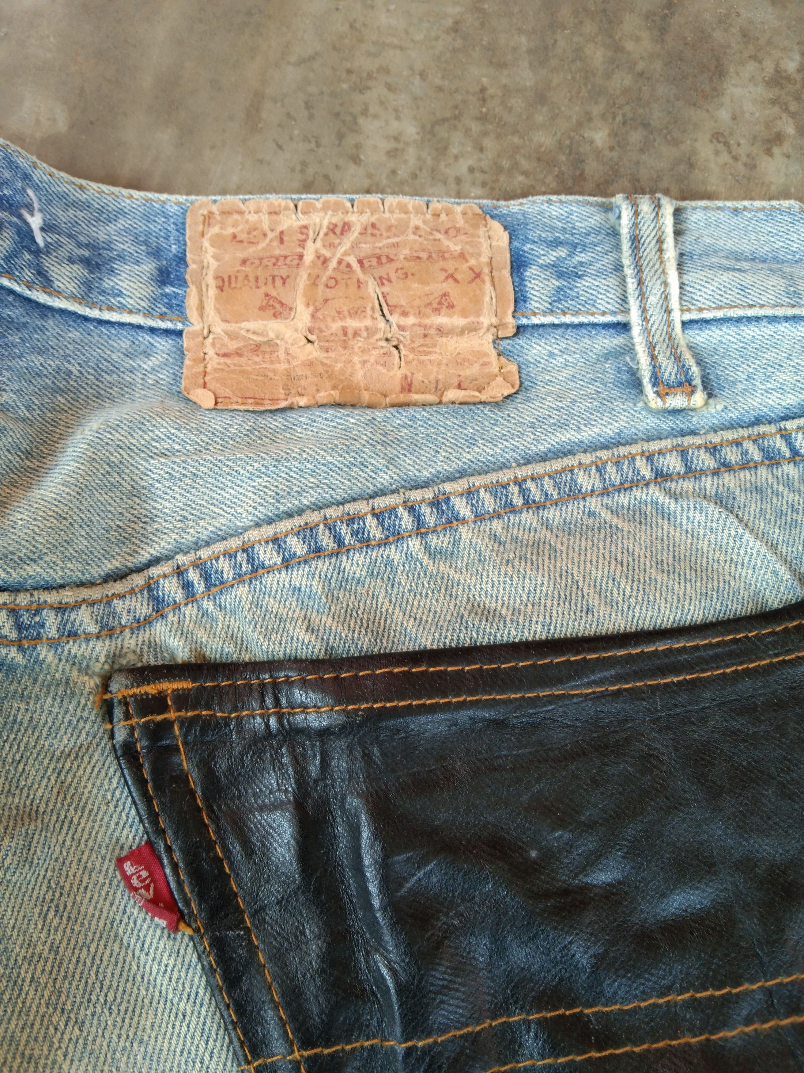 Levi's × Vintage 80s Vintage Levis 501 Made In USA Distressed Jeans 33x29 Size US 33 - 3 Thumbnail