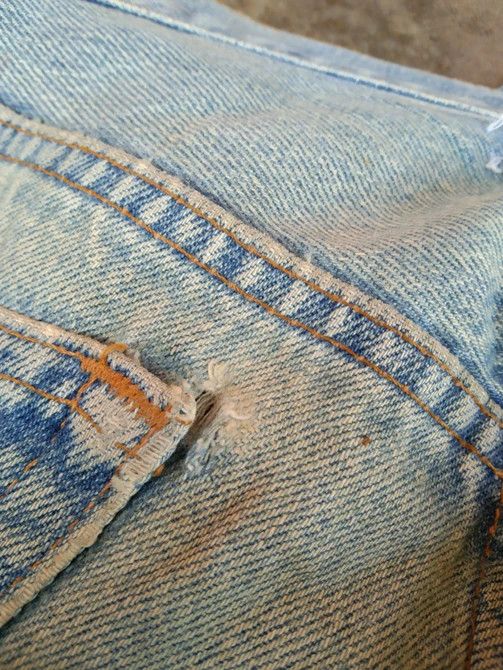 Levi's × Vintage 80s Vintage Levis 501 Made In USA Distressed Jeans 33x29 Size US 33 - 5 Thumbnail