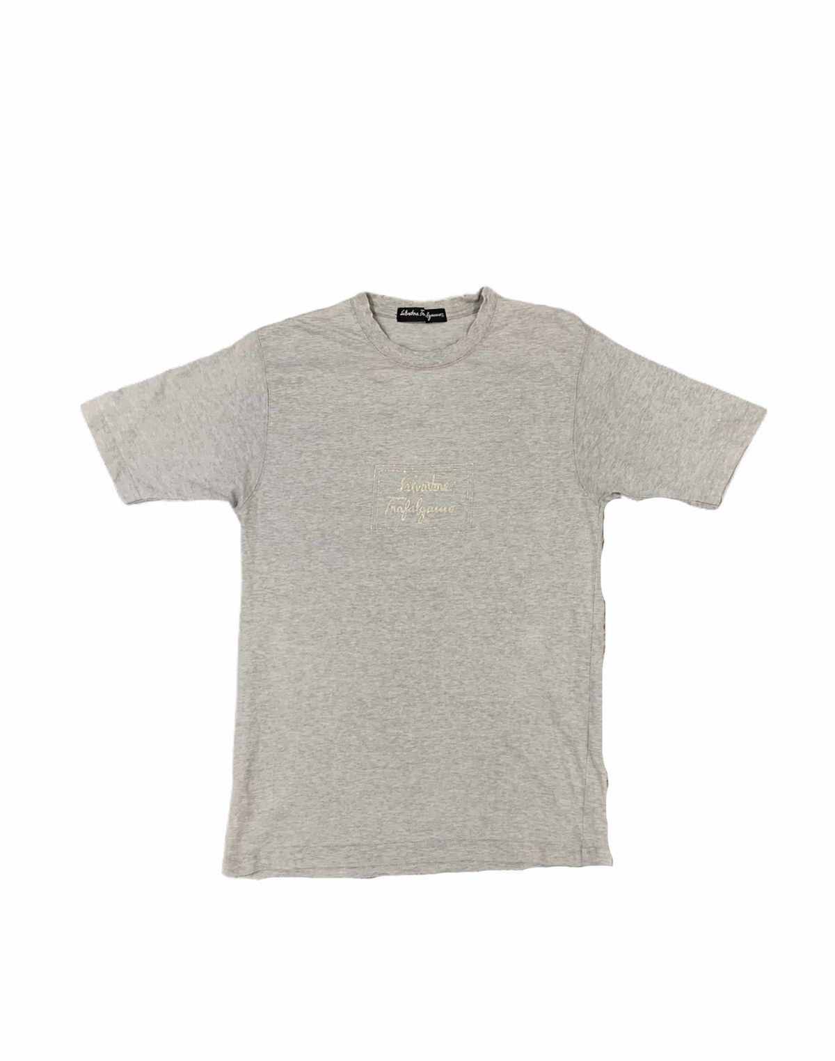 Salvatore Ferragamo SALVATORE FERRAGOMO BoxLogo Diamond Blink Graphic Tee Shirt Size US S / EU 44-46 / 1 - 1 Thumbnail