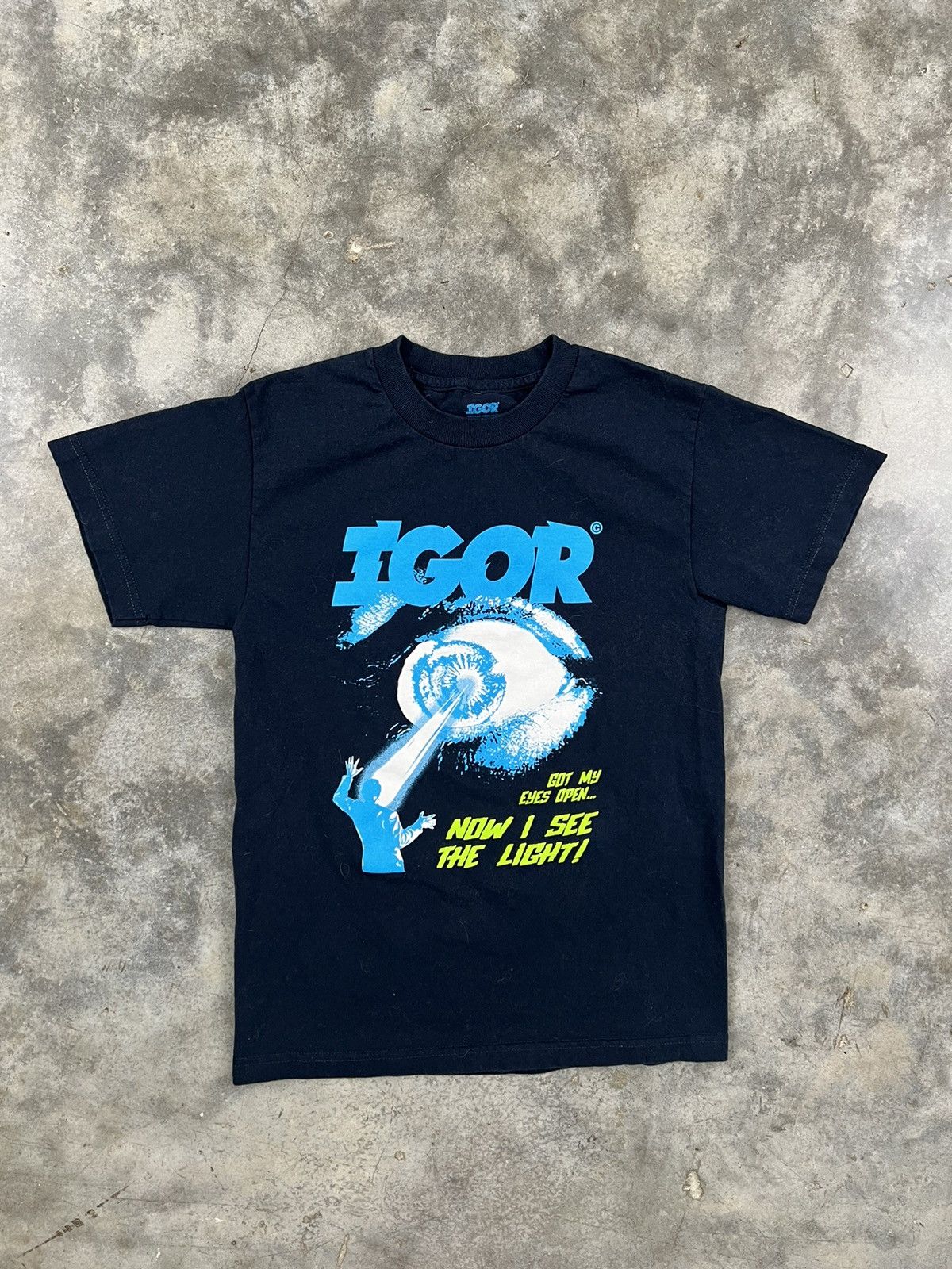 image of Golf Wang Igor Eye Tee Navy Small Tyler Odd Future, Men's