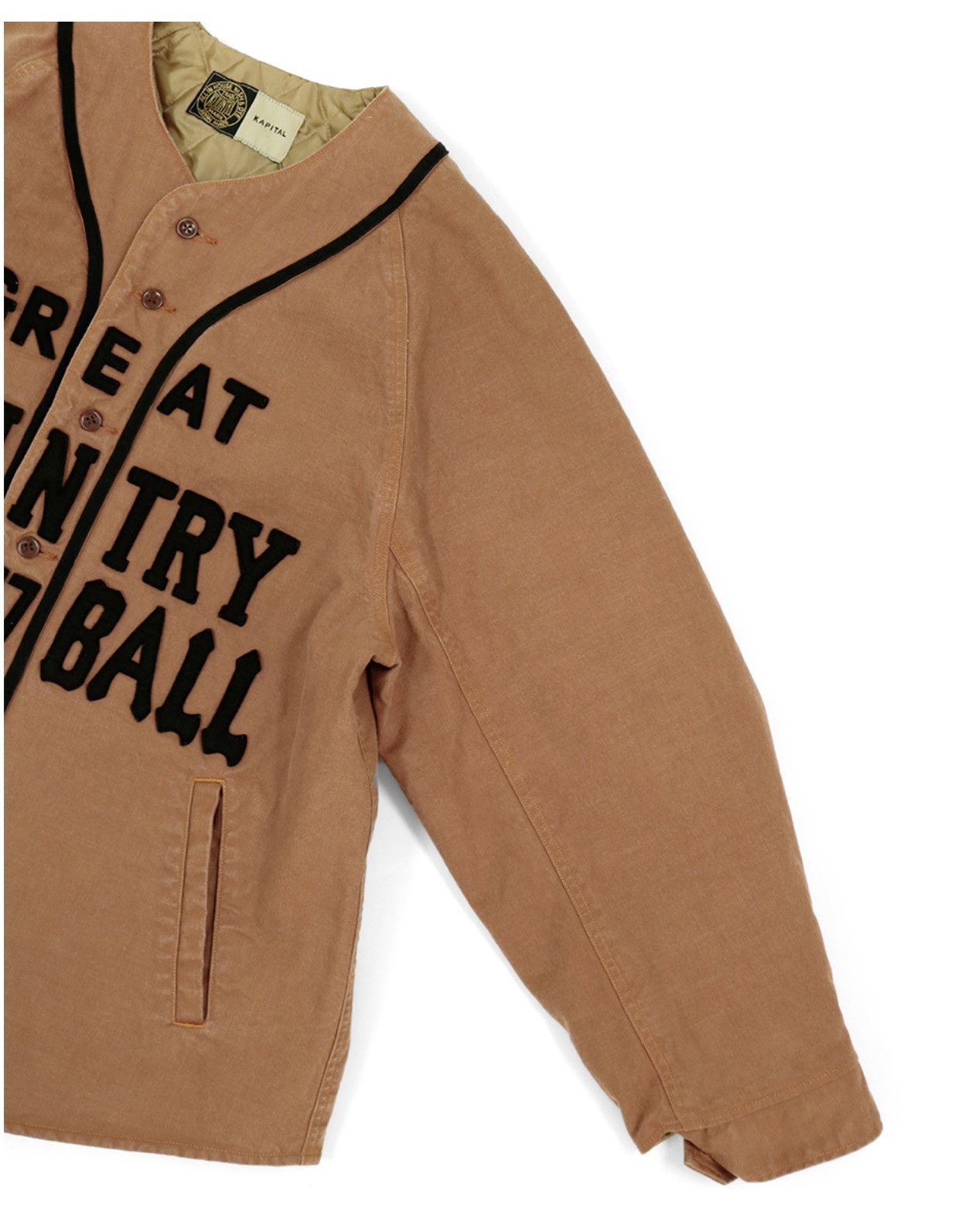 Kapital Kapital GREAT KOUNTRY night game canvas lined baseball shirt Size US L / EU 52-54 / 3 - 7 Thumbnail