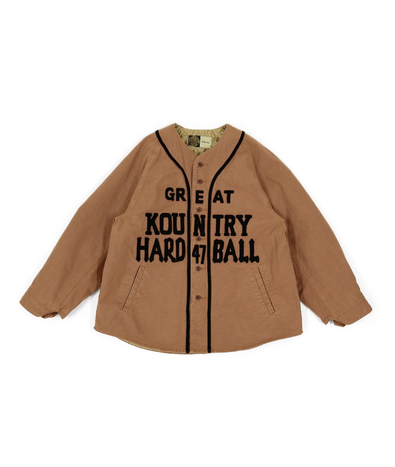 Kapital Kapital GREAT KOUNTRY night game canvas lined baseball shirt Size US L / EU 52-54 / 3 - 1 Thumbnail