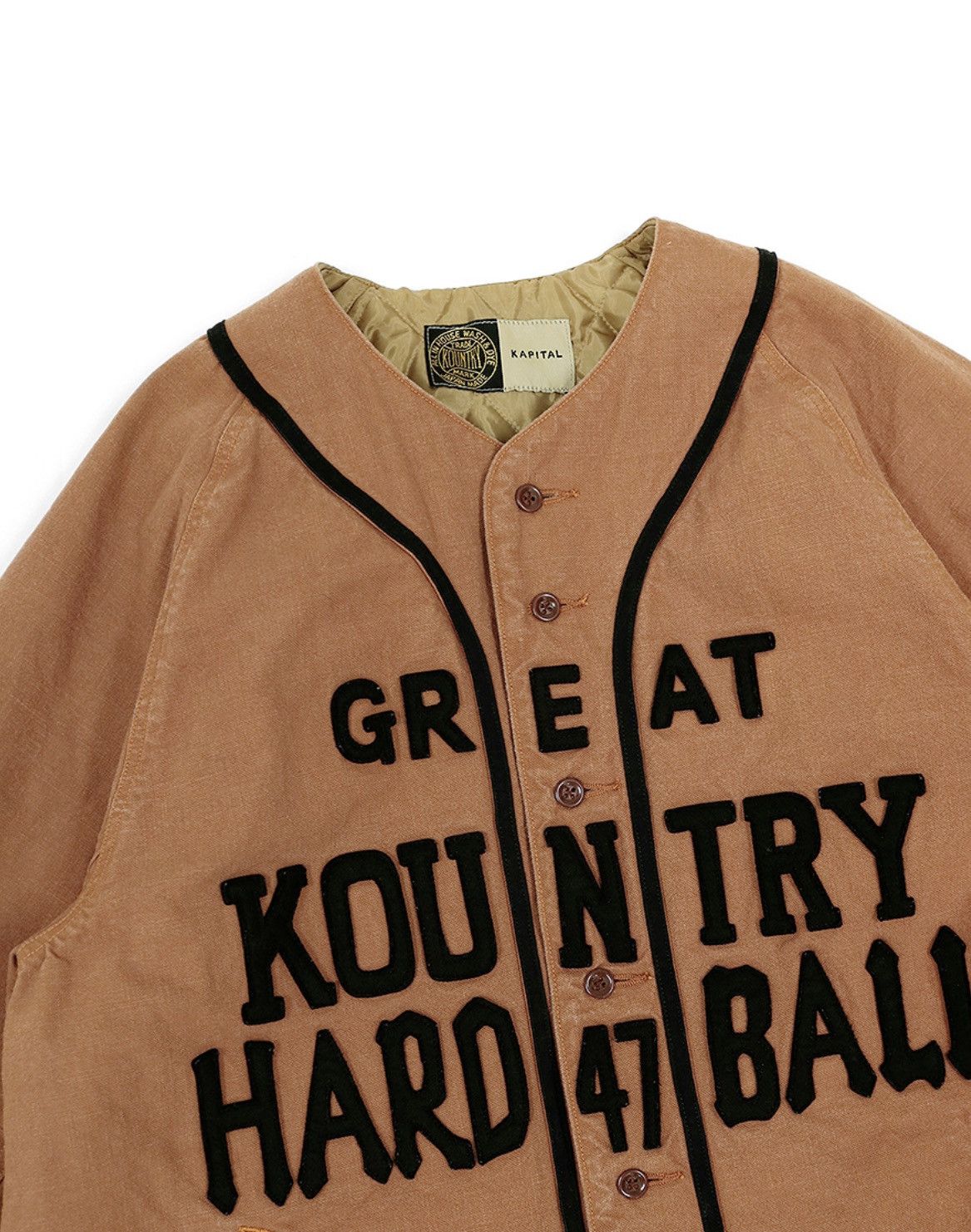 Kapital Kapital GREAT KOUNTRY night game canvas lined baseball shirt Size US L / EU 52-54 / 3 - 5 Thumbnail