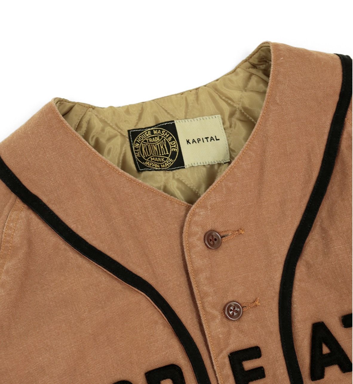 Kapital Kapital GREAT KOUNTRY night game canvas lined baseball shirt Size US L / EU 52-54 / 3 - 4 Thumbnail