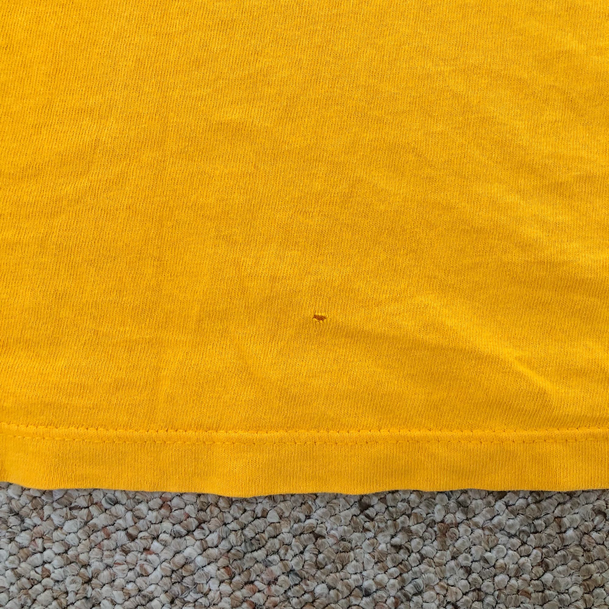 Converse × Vintage 90s Yellow 'Converse' Made in USA T-Shirt Size US L / EU 52-54 / 3 - 5 Thumbnail